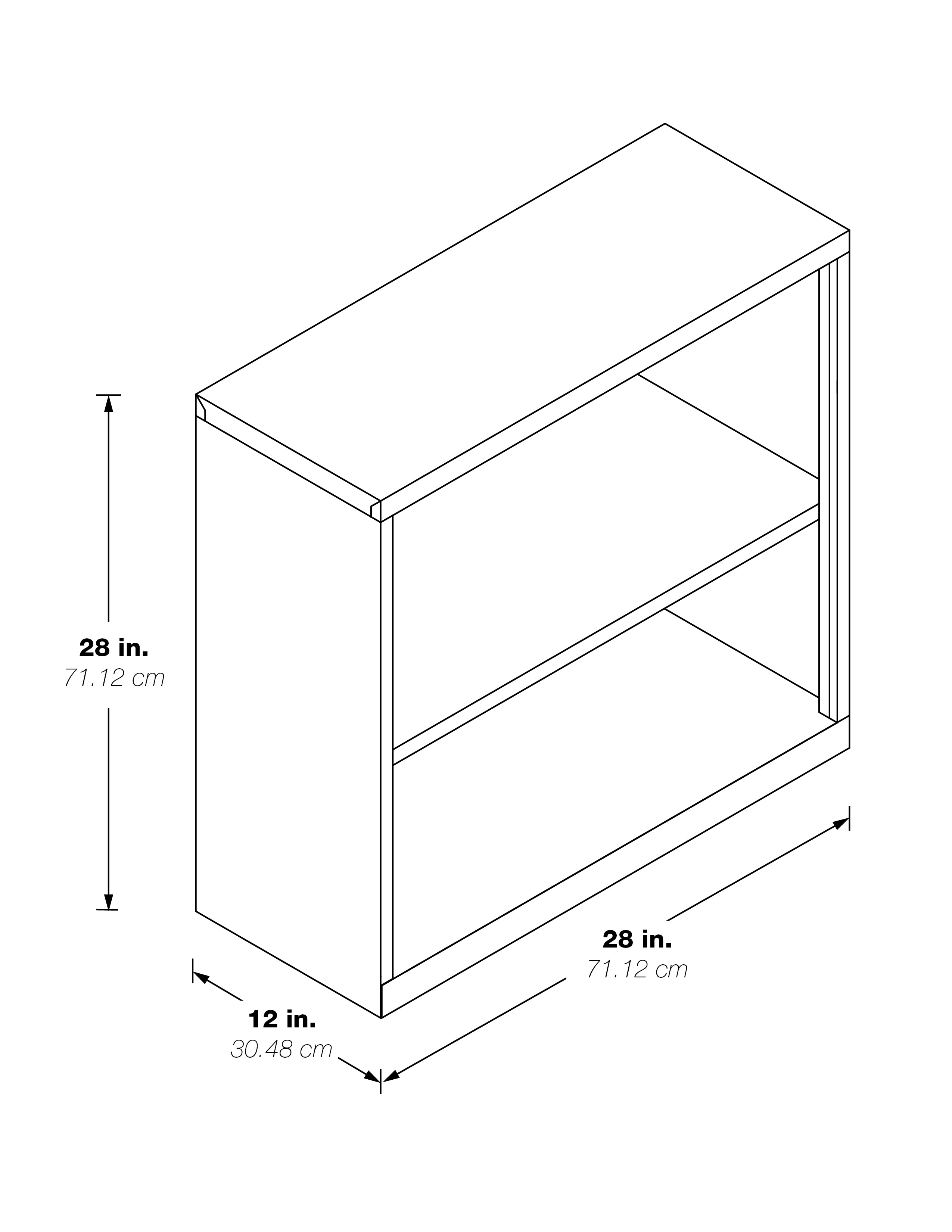 Metal Bookcase - Green