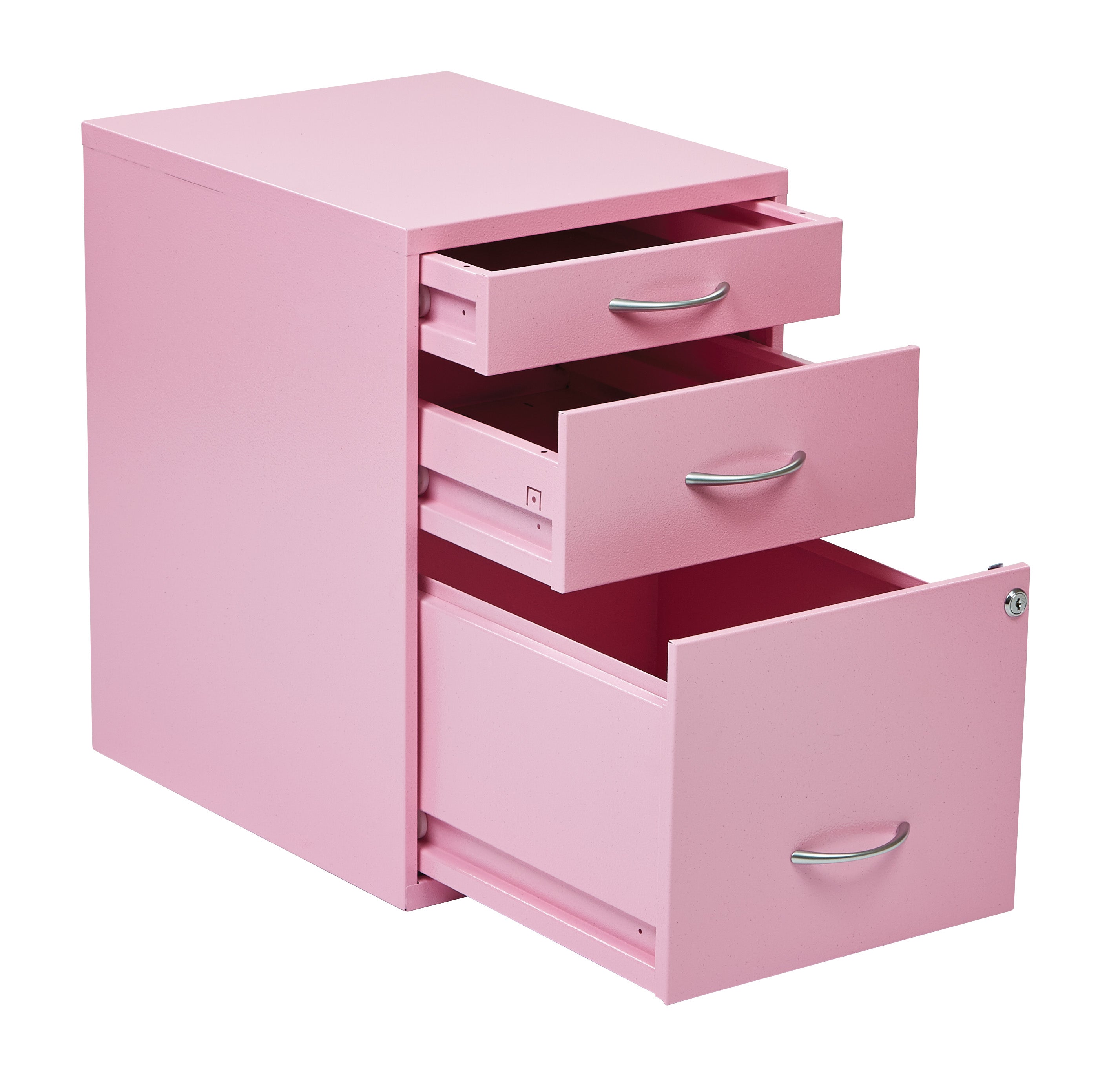 22" Pencil, Box, File Cabinet - Pink