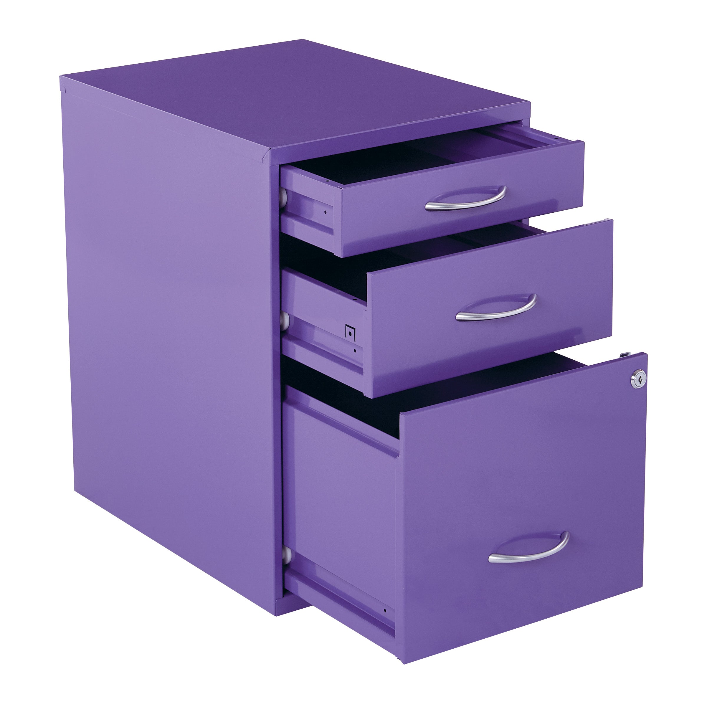 22" Pencil, Box, File Cabinet - Purple