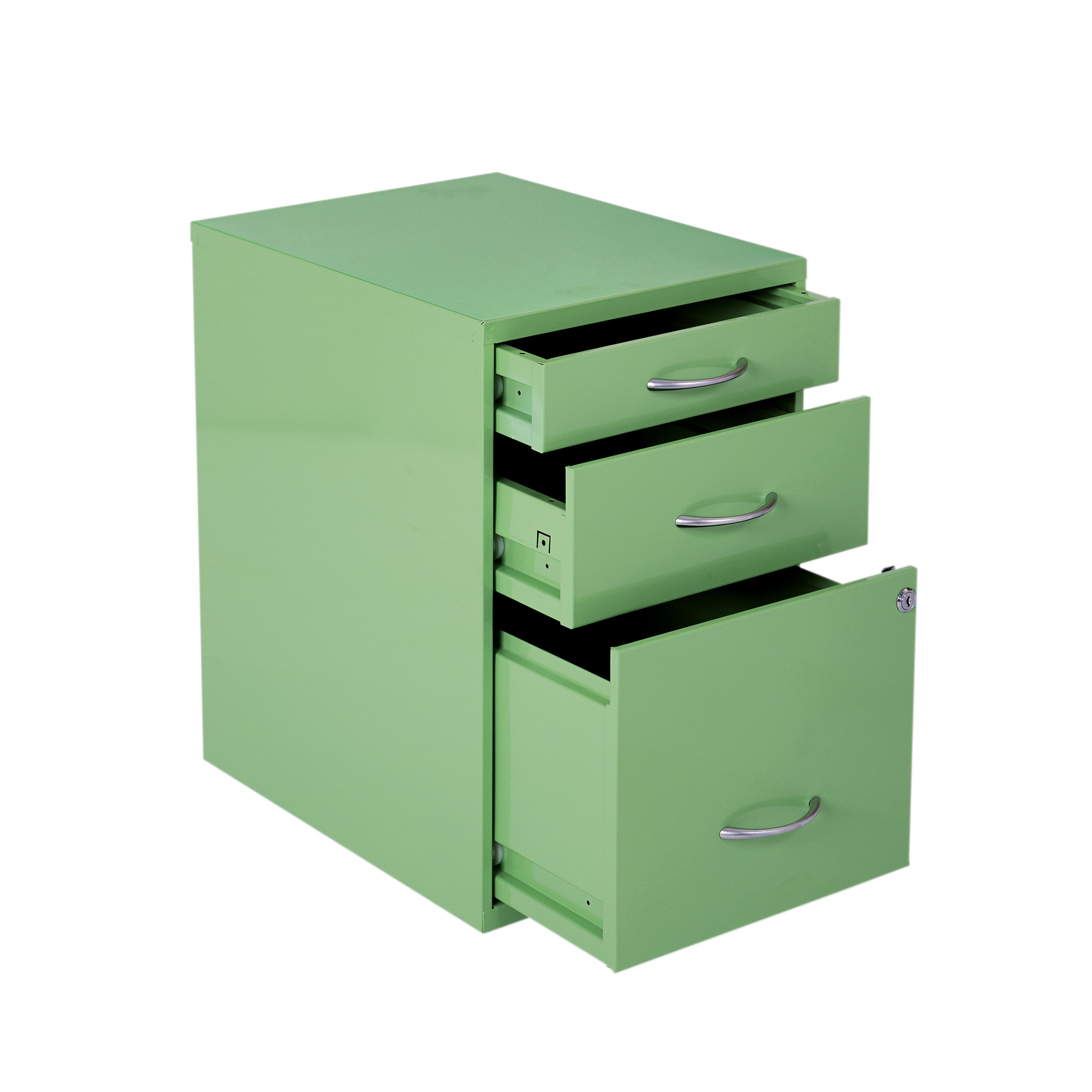 22" Pencil, Box, File Cabinet - Green