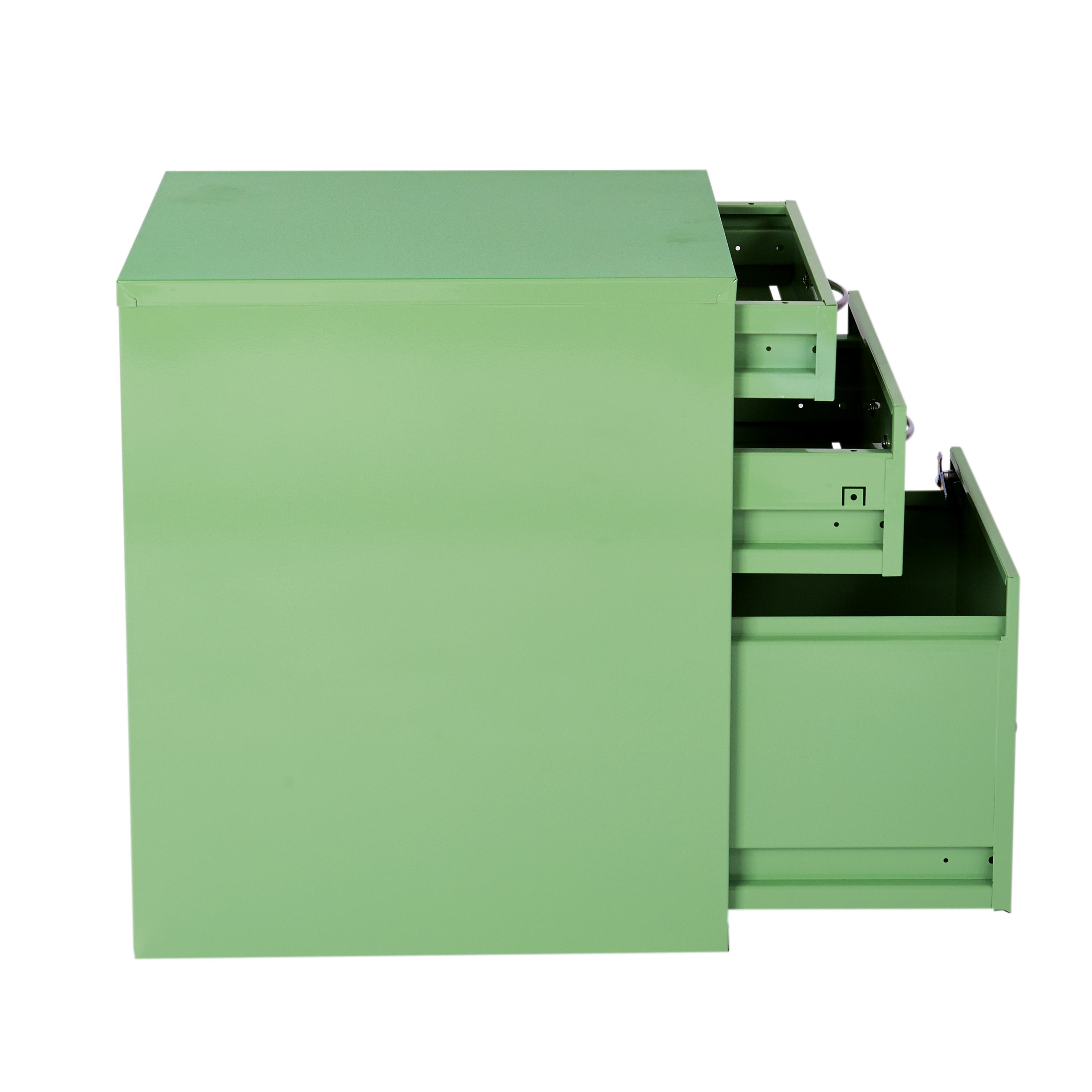 22" Pencil, Box, File Cabinet - Green
