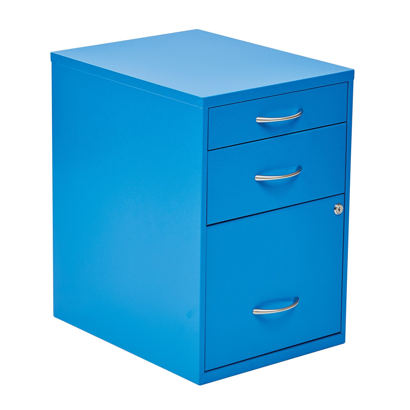 22" Pencil, Box, File Cabinet - Blue