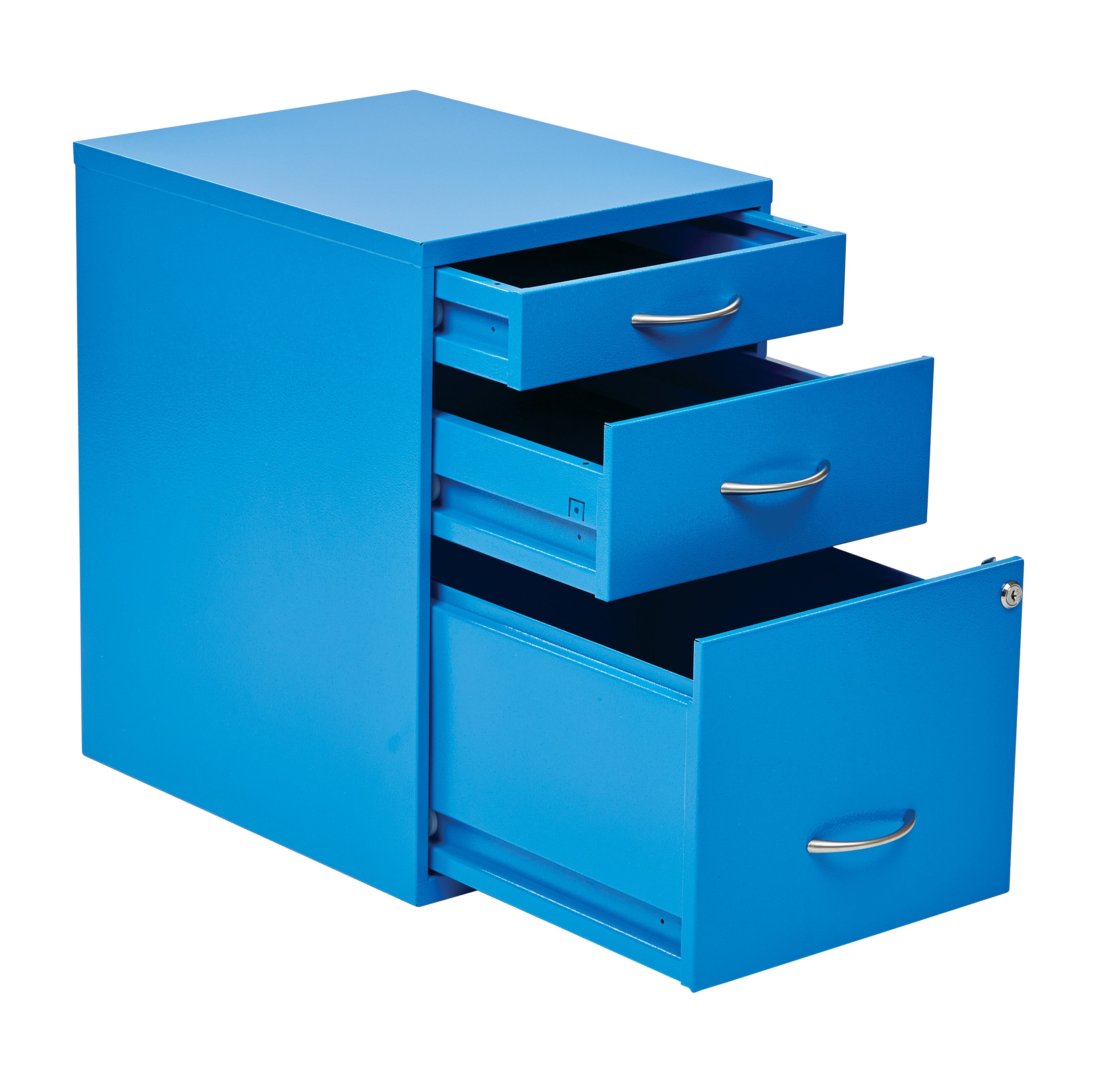 22" Pencil, Box, File Cabinet - Blue