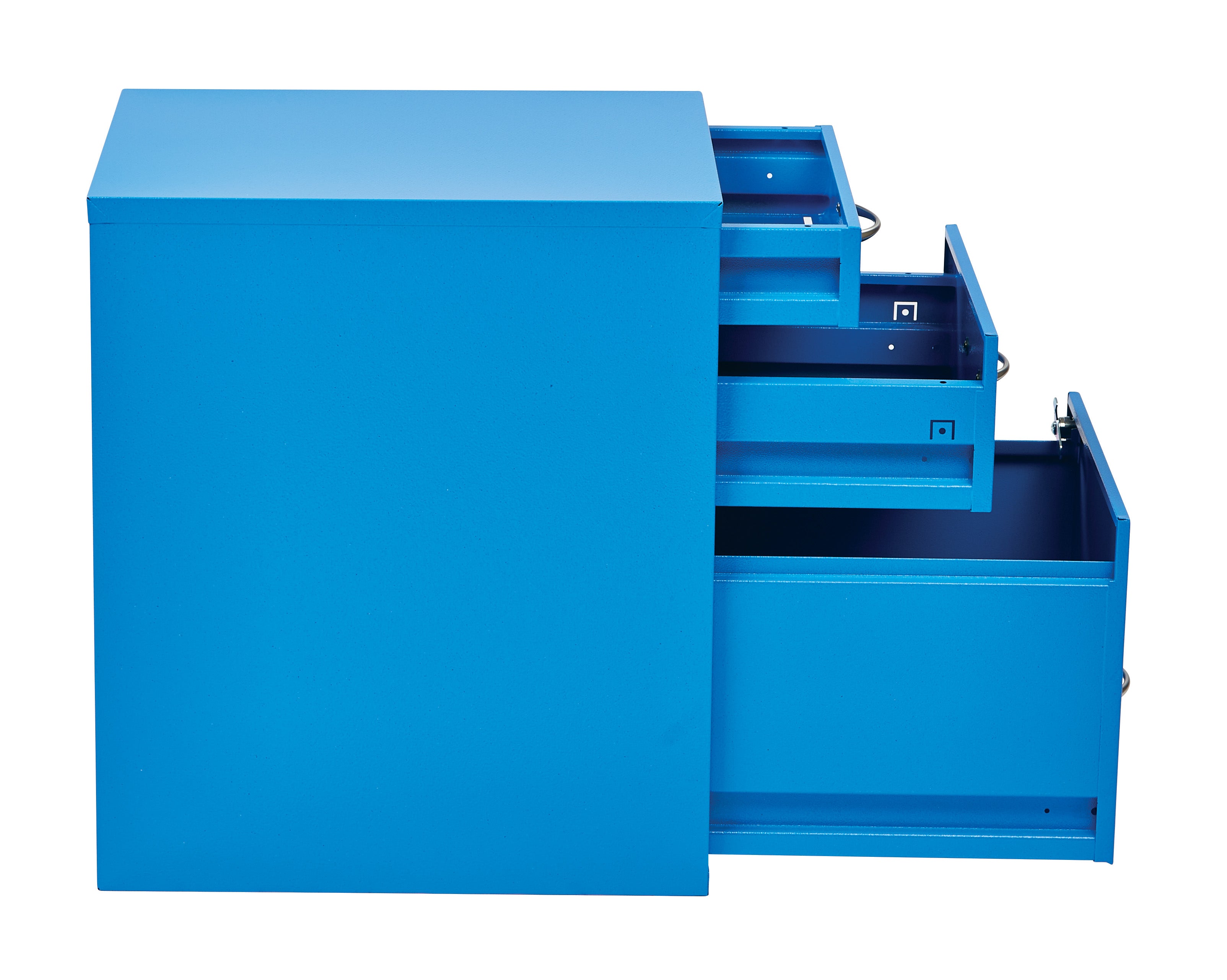 22" Pencil, Box, File Cabinet - Blue
