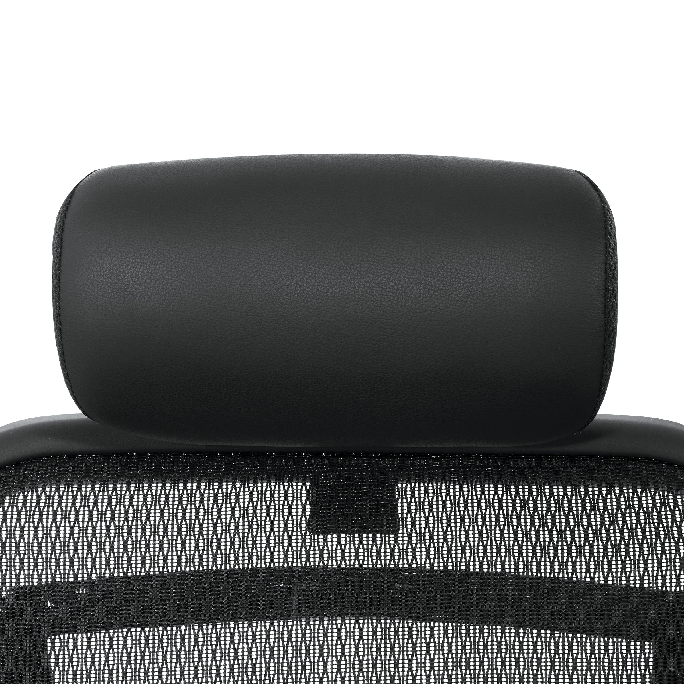 Optional Leather Headrest - Black