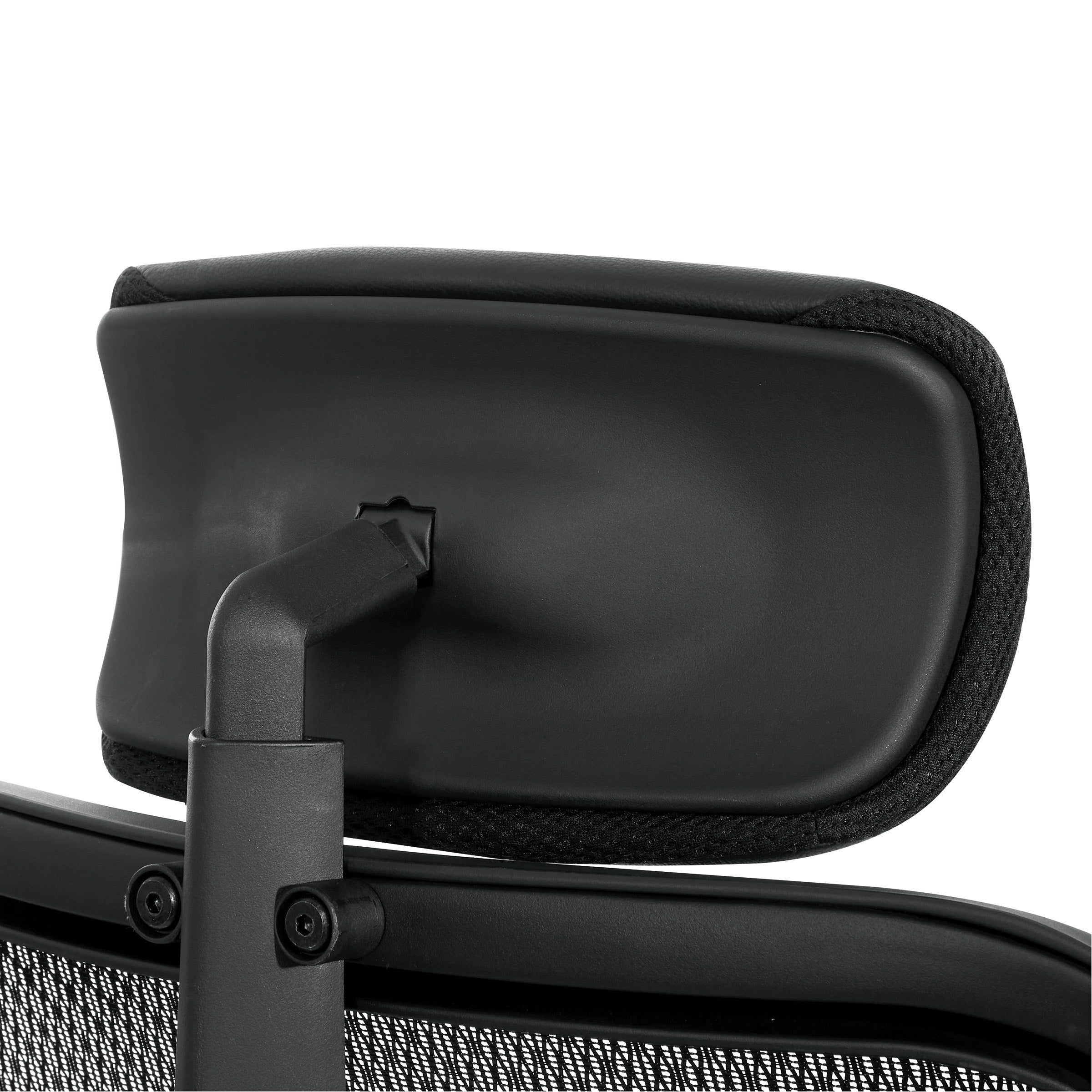 Optional Leather Headrest - Black