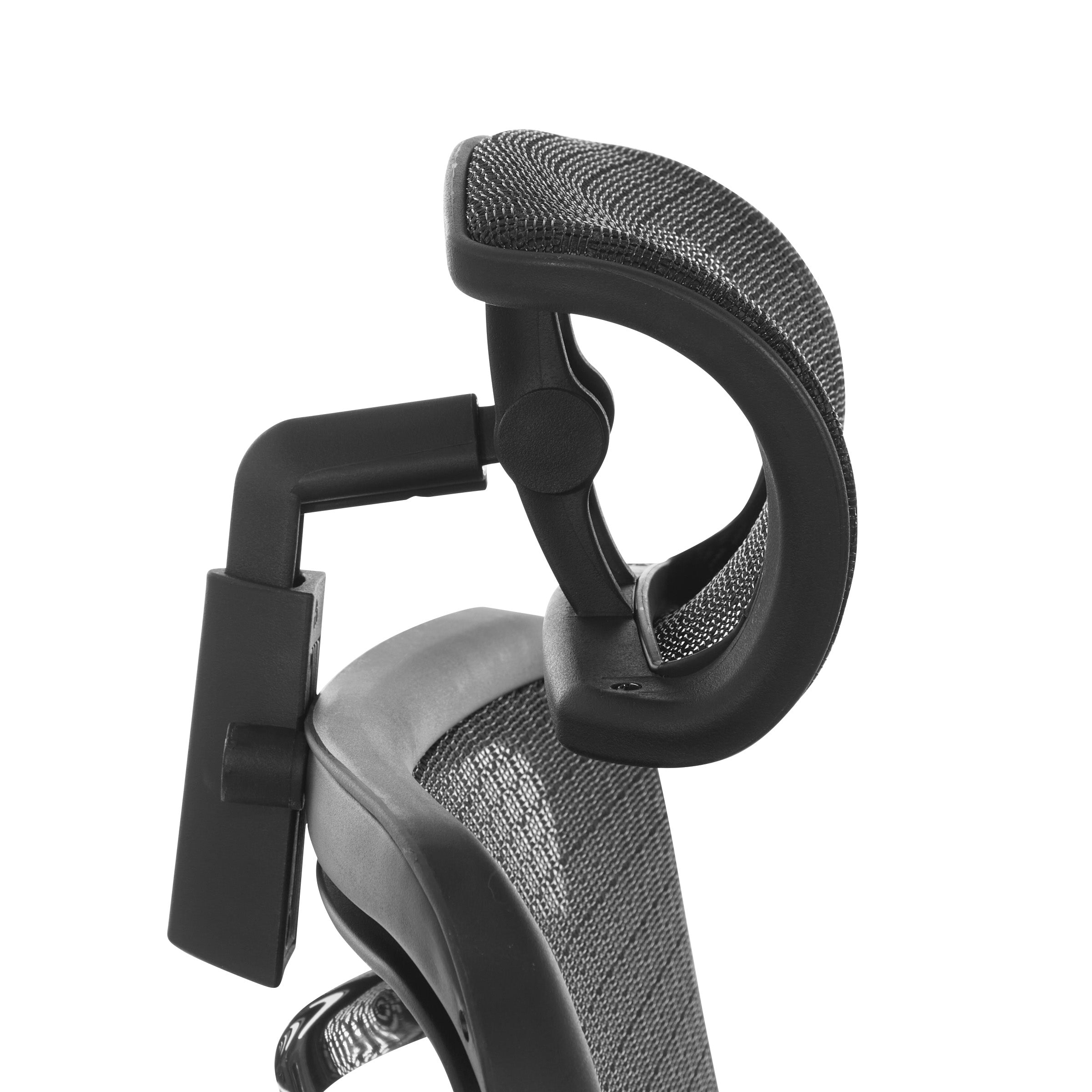 Optional Breathable Mesh Headrest - Black