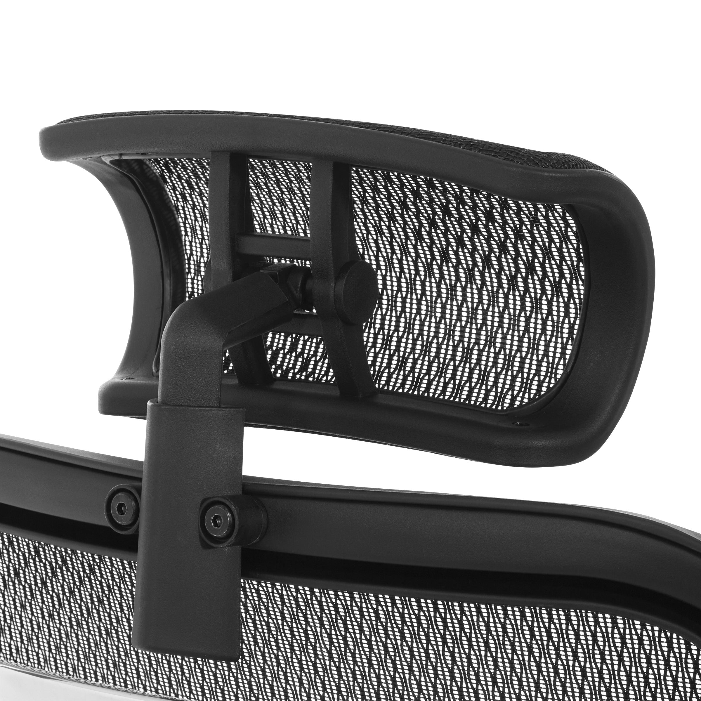 Optional Breathable Mesh Headrest - Black