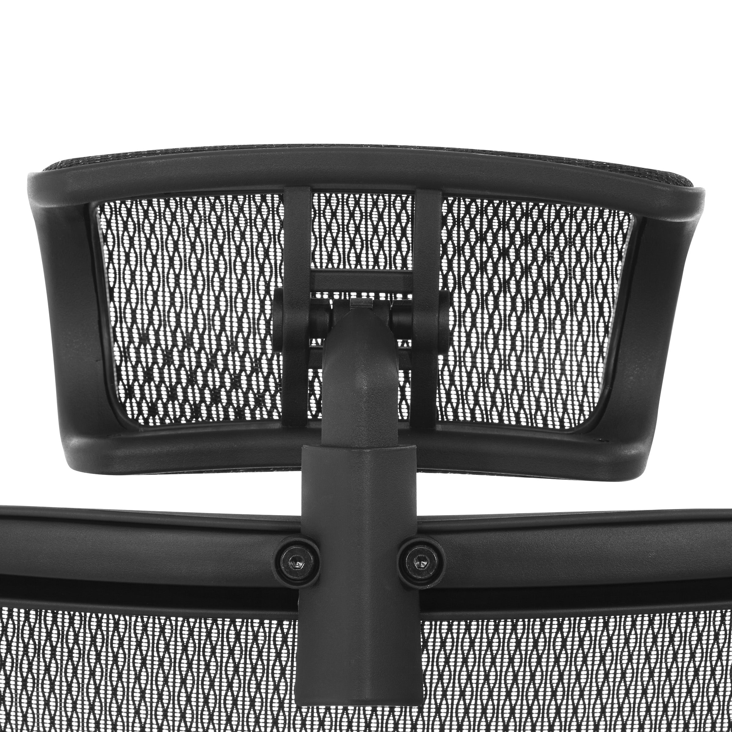 Optional Breathable Mesh Headrest - Black