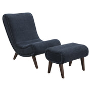 Hawkins Lounger with Ottoman - Indigo