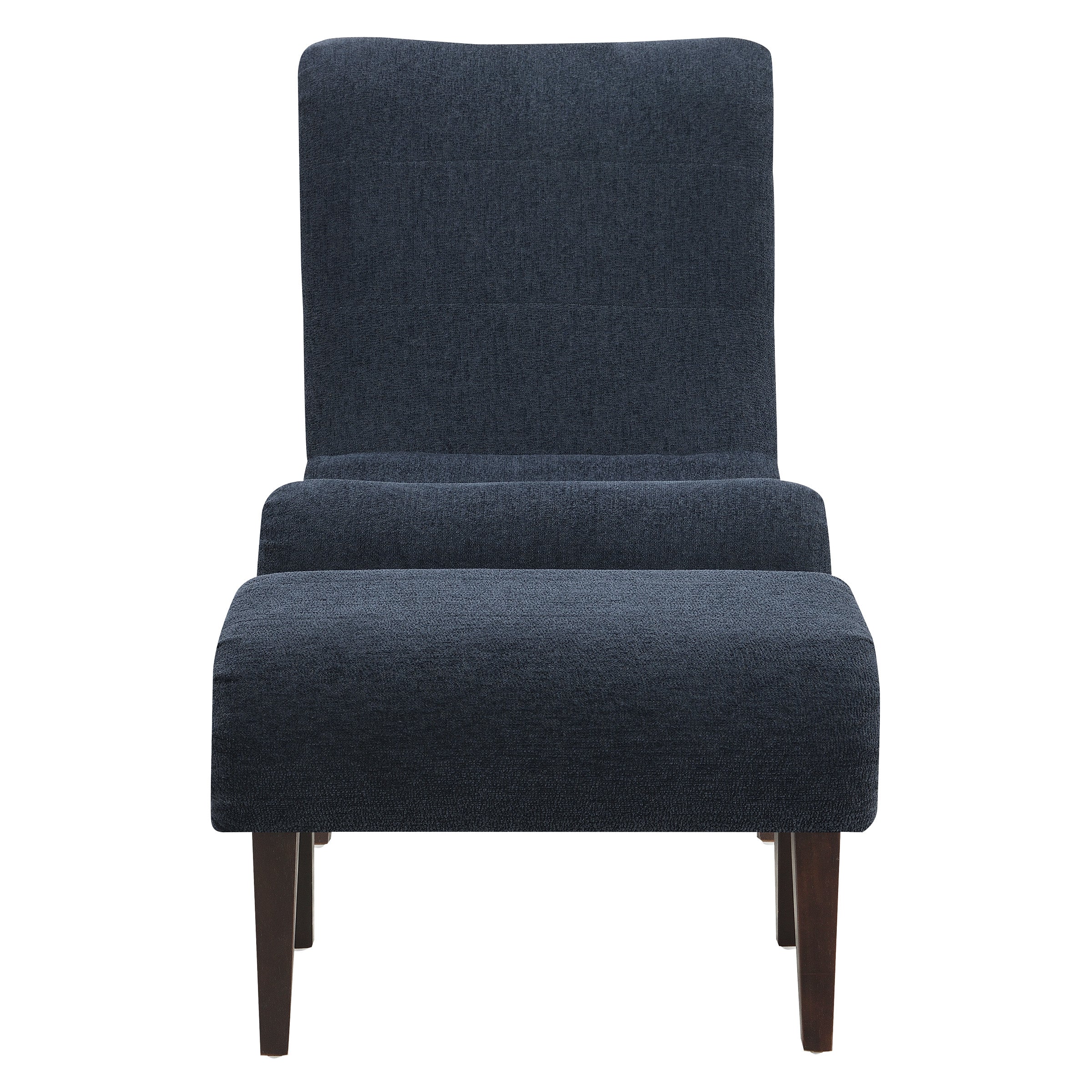 Hawkins Lounger with Ottoman - Indigo