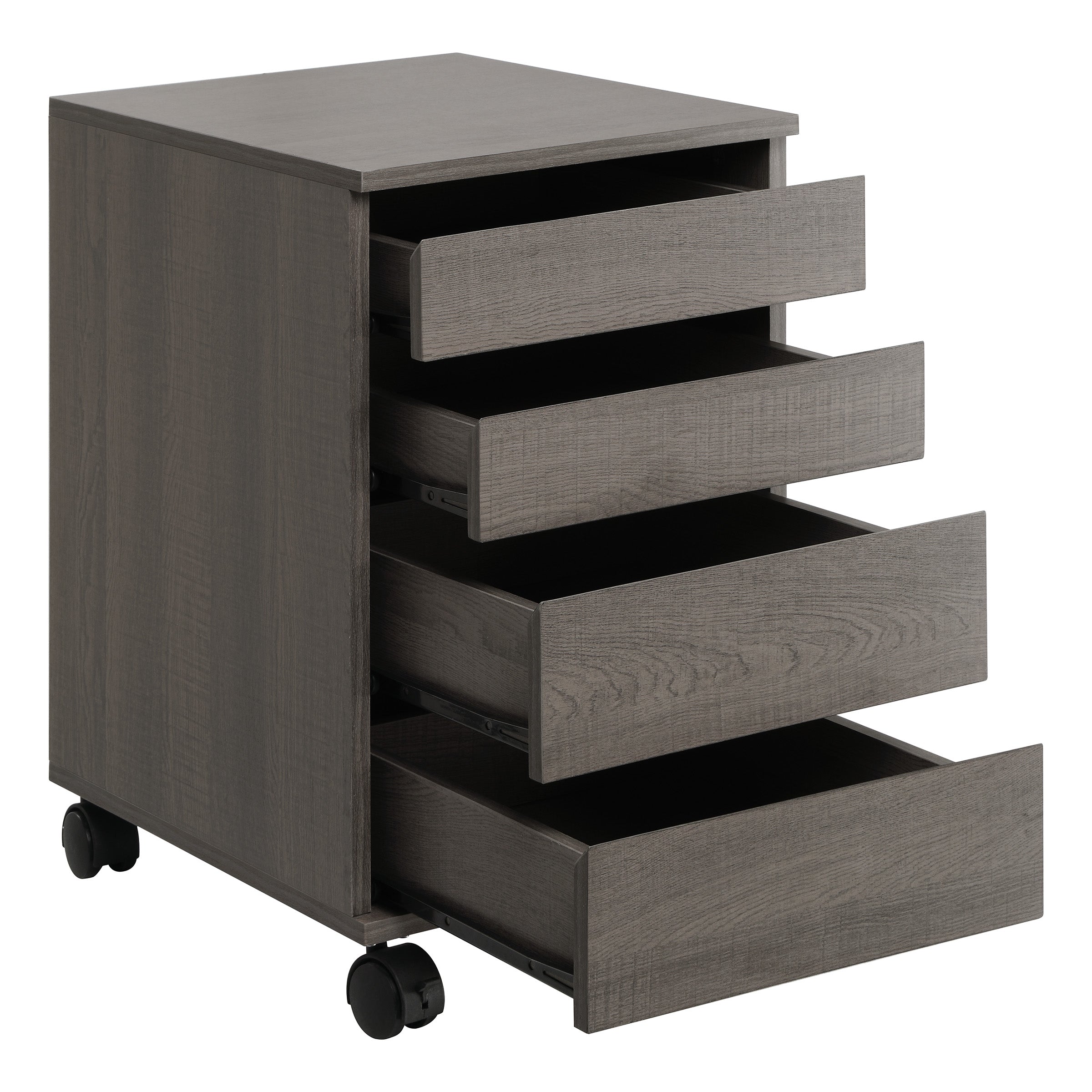 Holly Mobile Storage Cart - Farm Oak