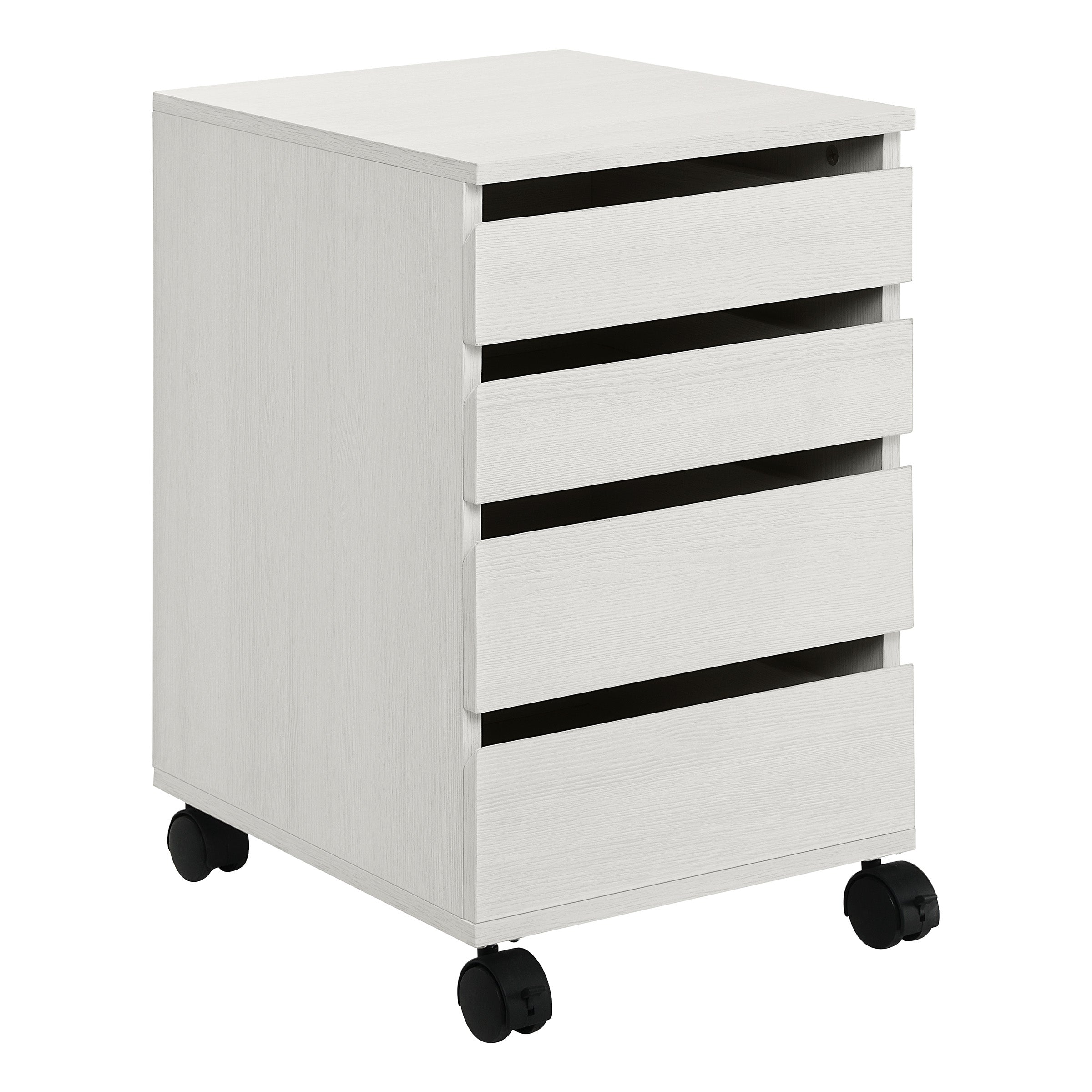 Holly Mobile Storage Cart - White Oak