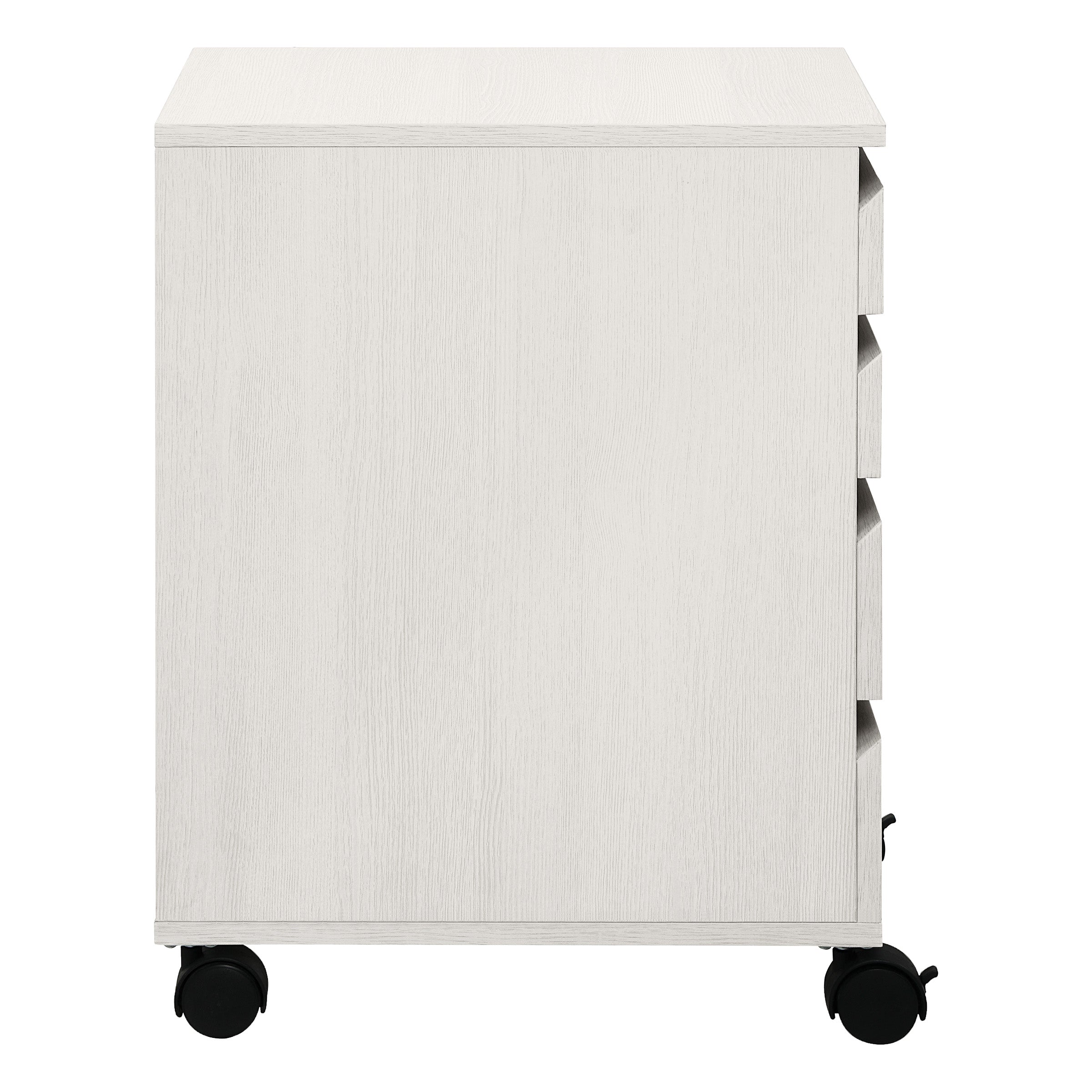 Holly Mobile Storage Cart - White Oak