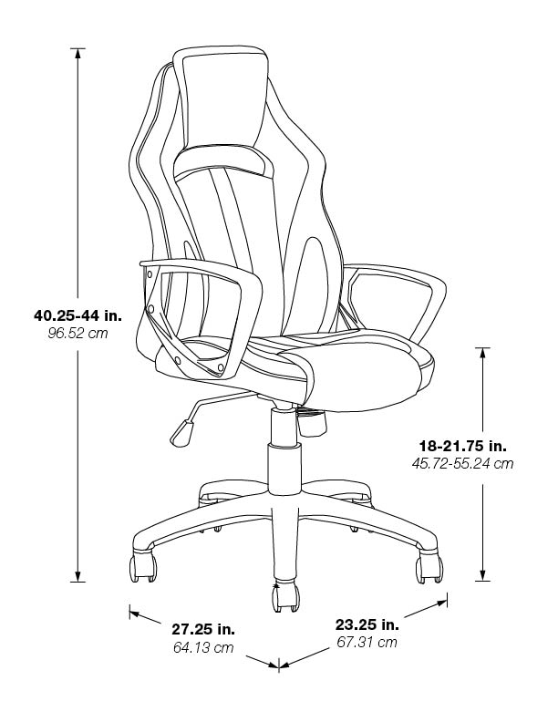 Influx Gaming Chair - Grey