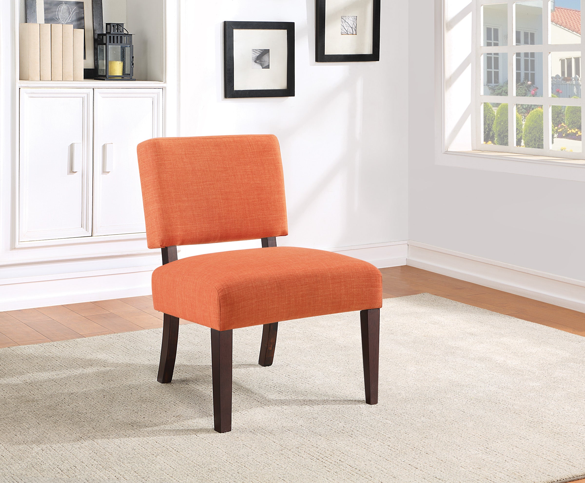 Jasmine Accent Chair - Tangerine