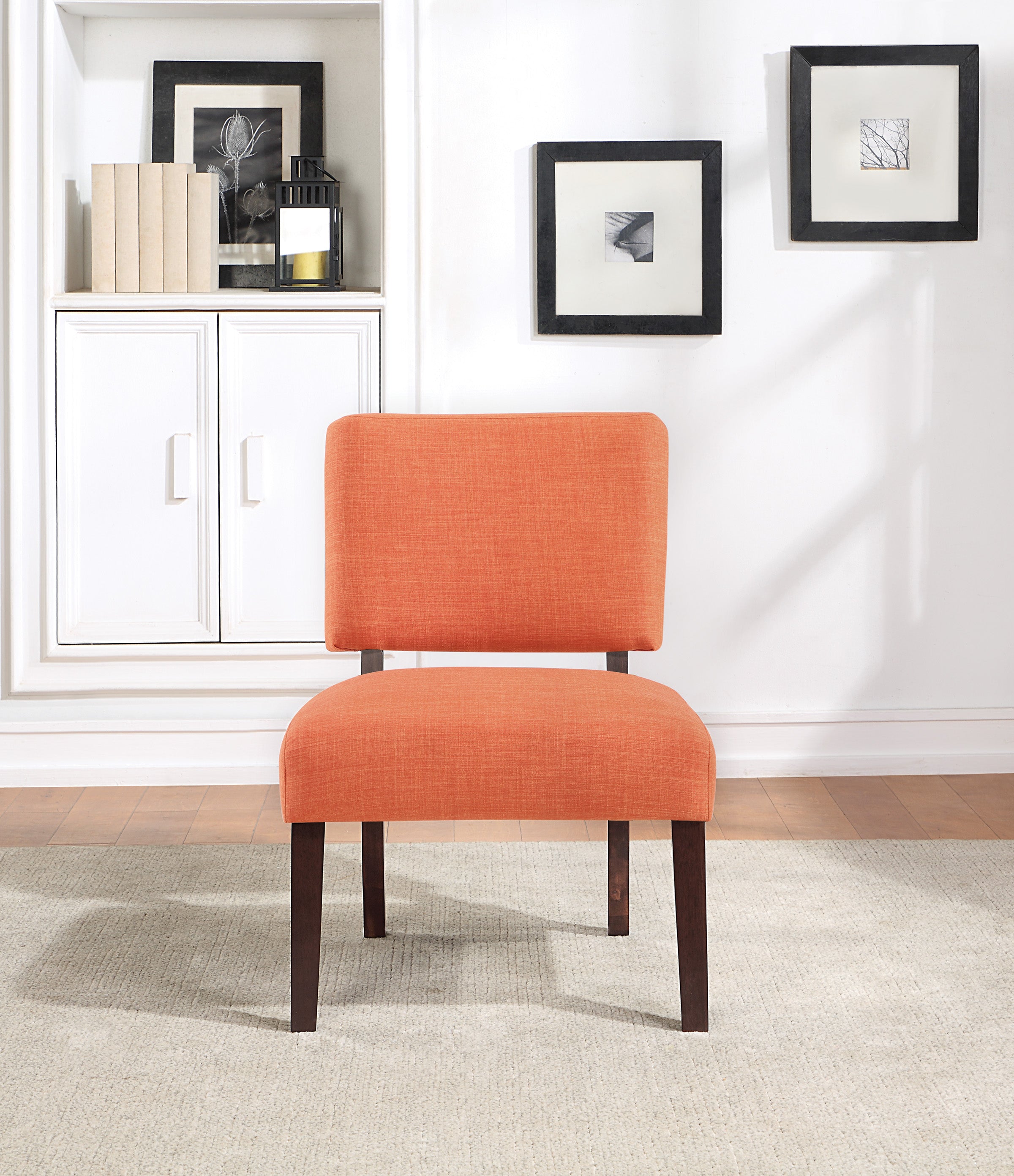 Jasmine Accent Chair - Tangerine