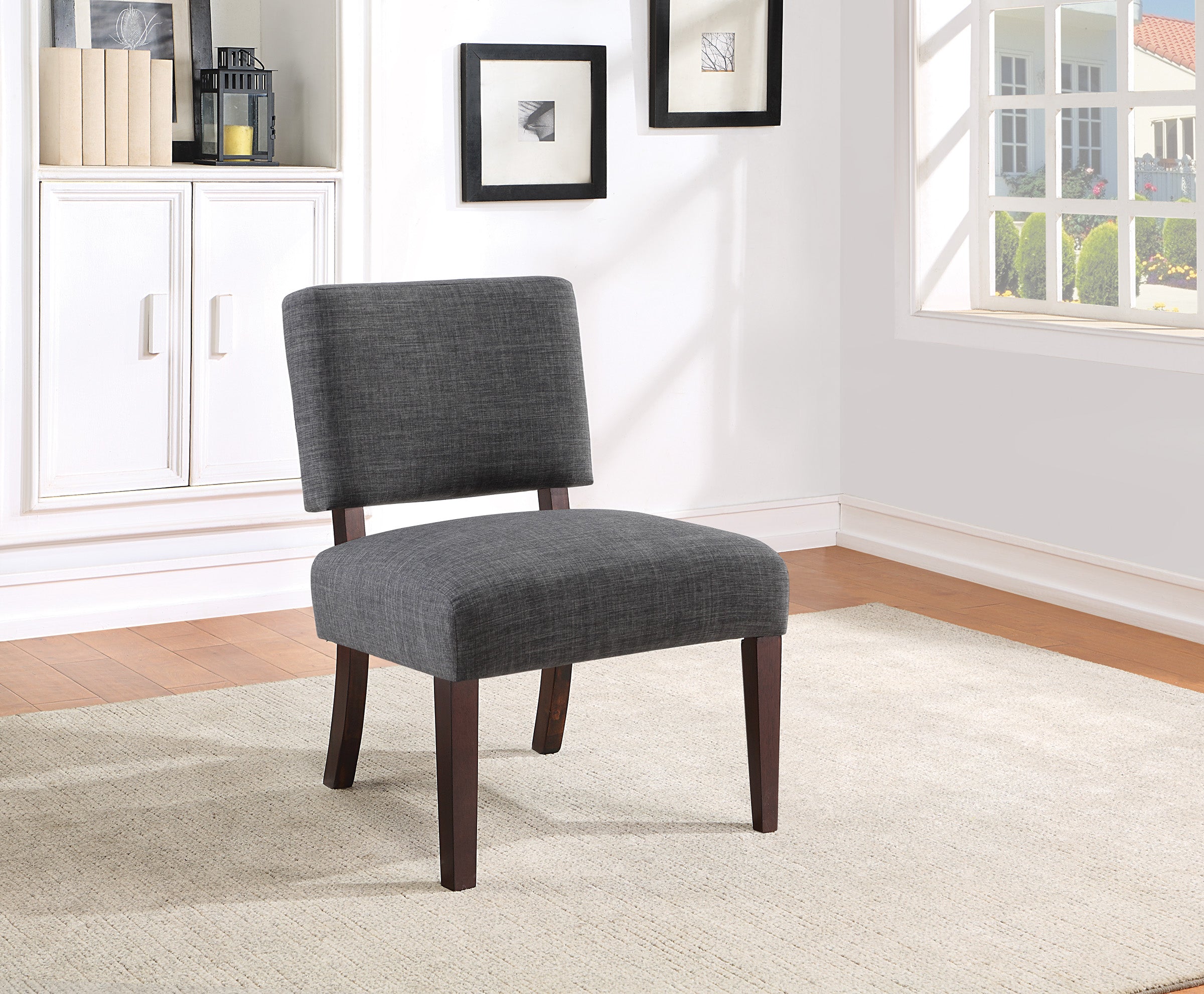 Jasmine Accent Chair - Charcoal