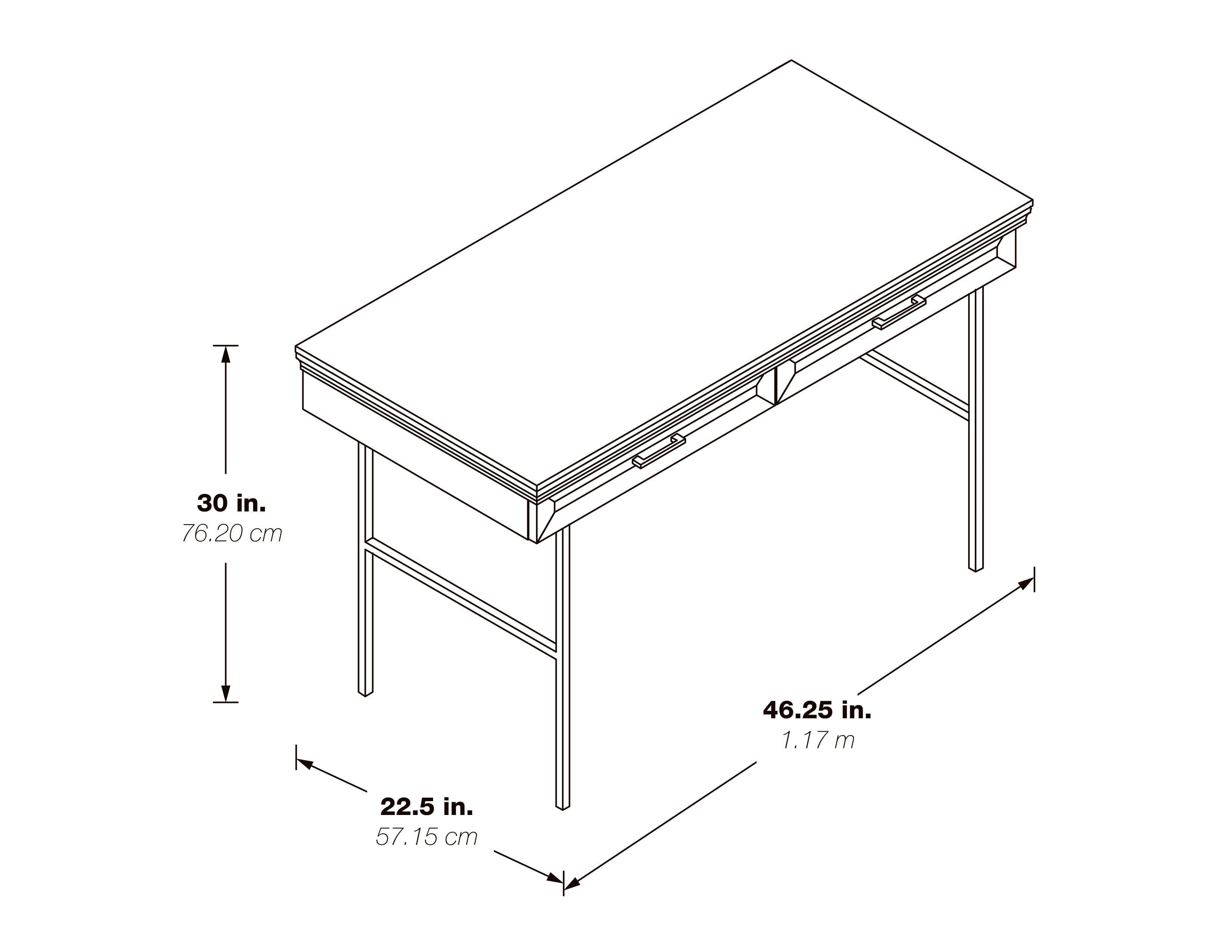 Jefferson Writing Desk - Espresso