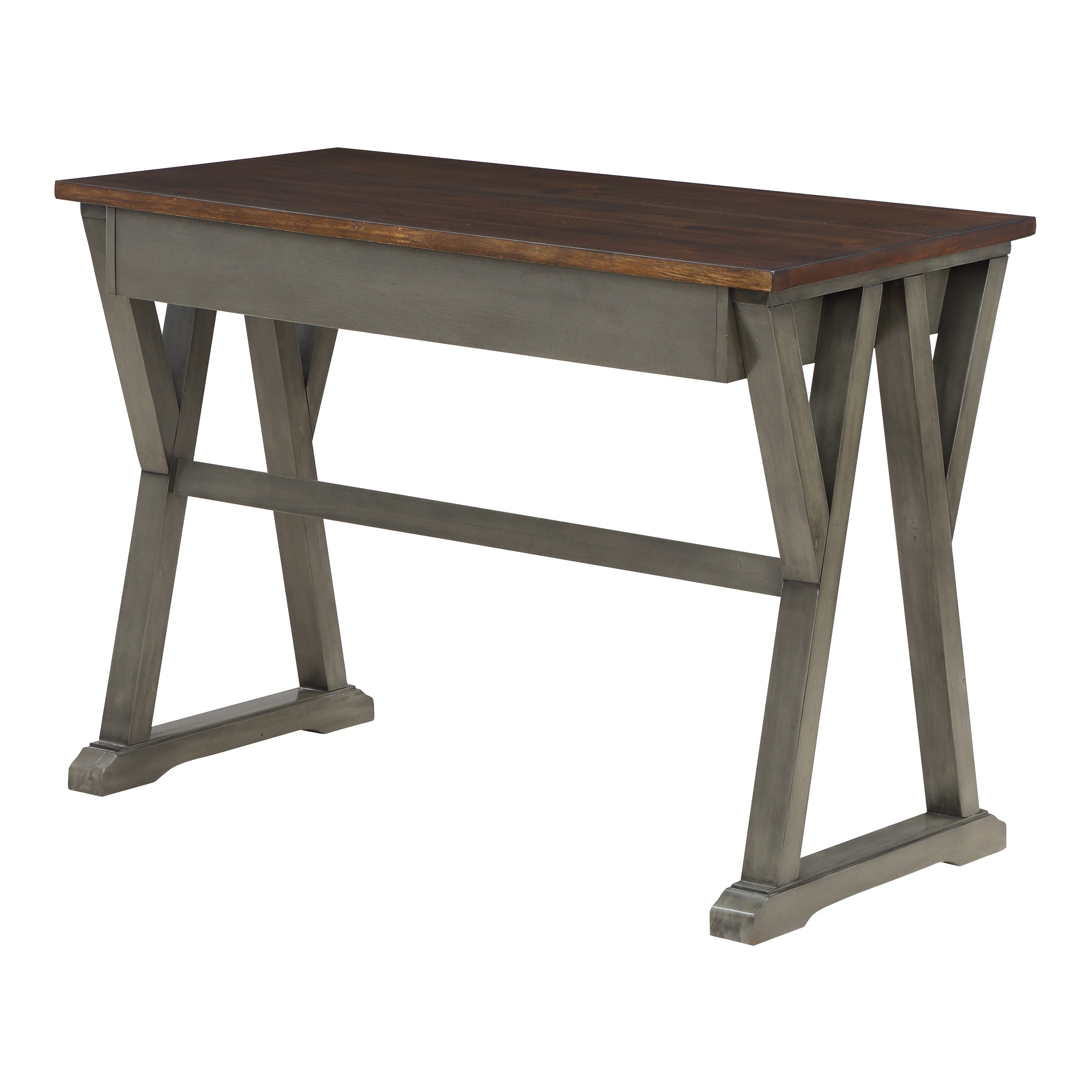 Jericho Rustic Writing Desk - Slate Grey