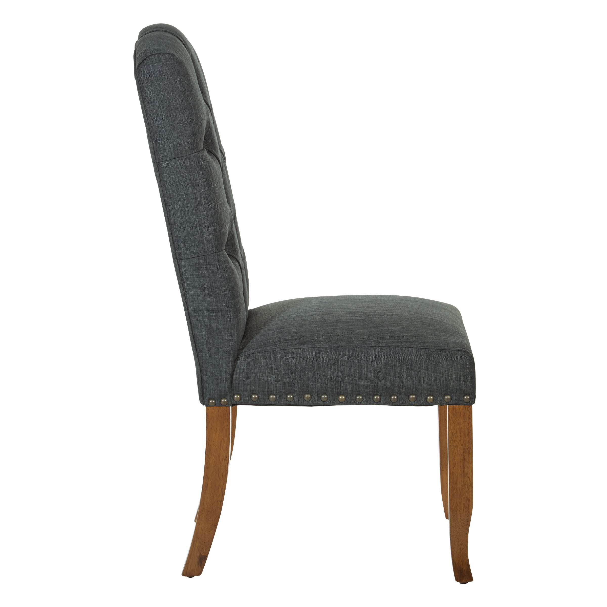 Jessica Tufted Dining Chair - Charcoal