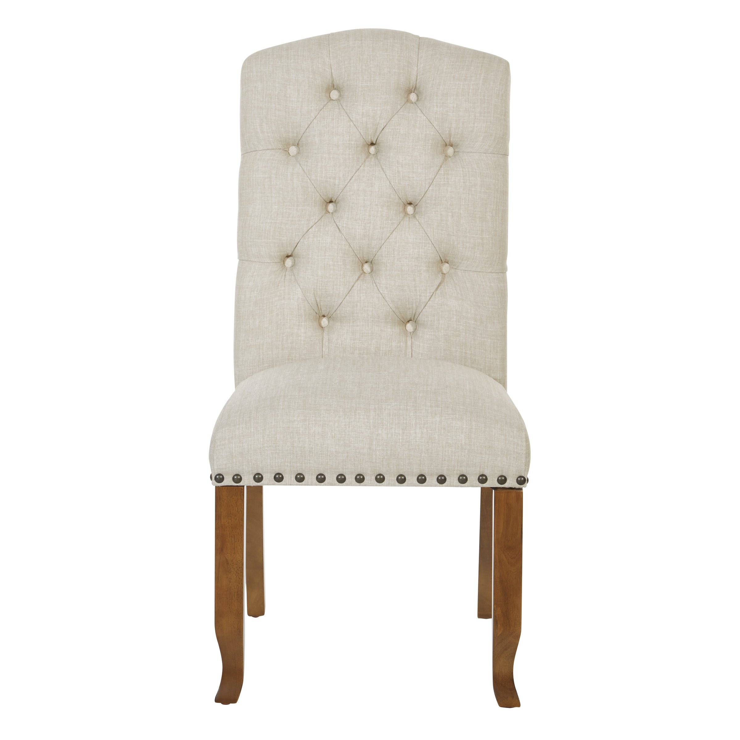 Jessica Tufted Dining Chair - Linen