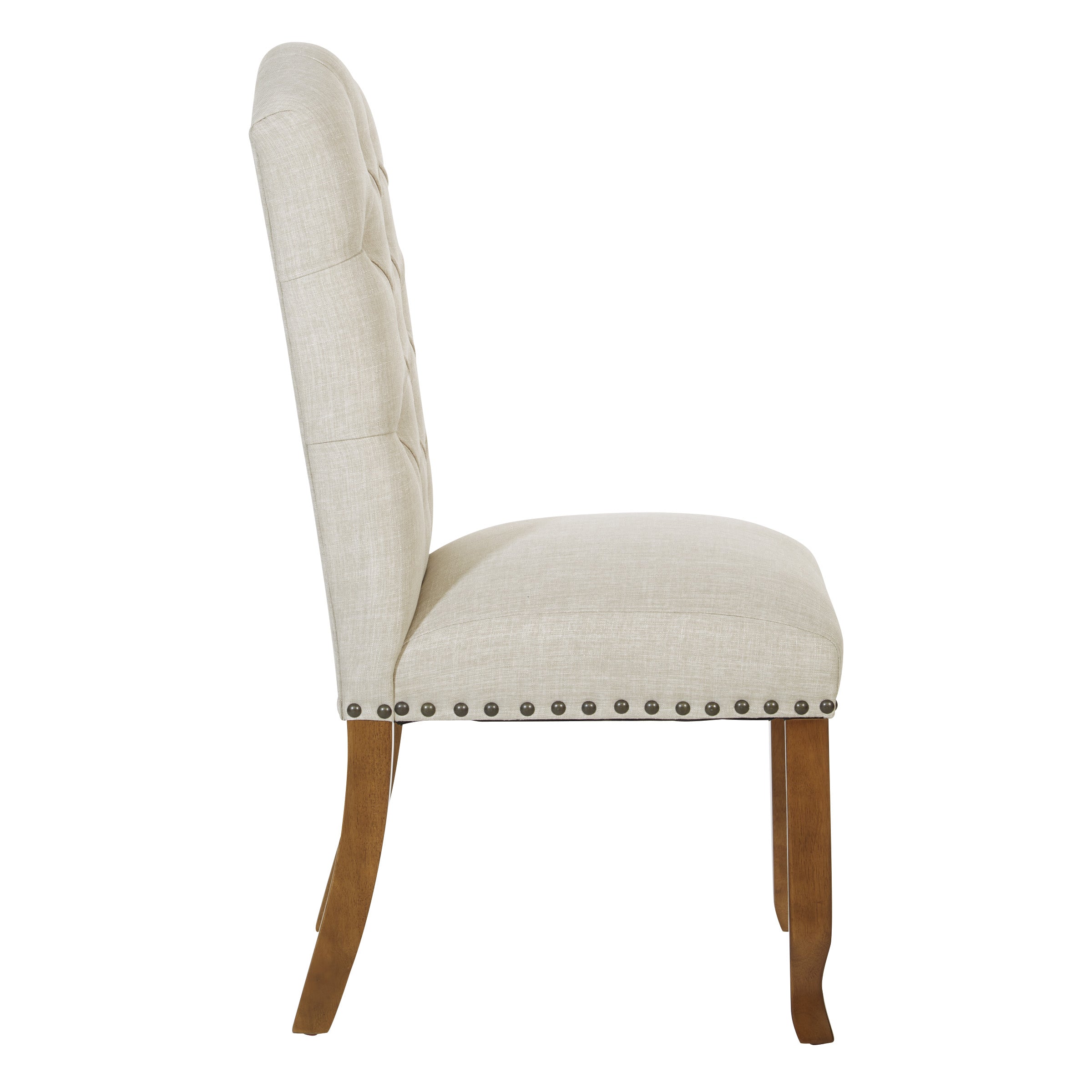 Jessica Tufted Dining Chair - Linen