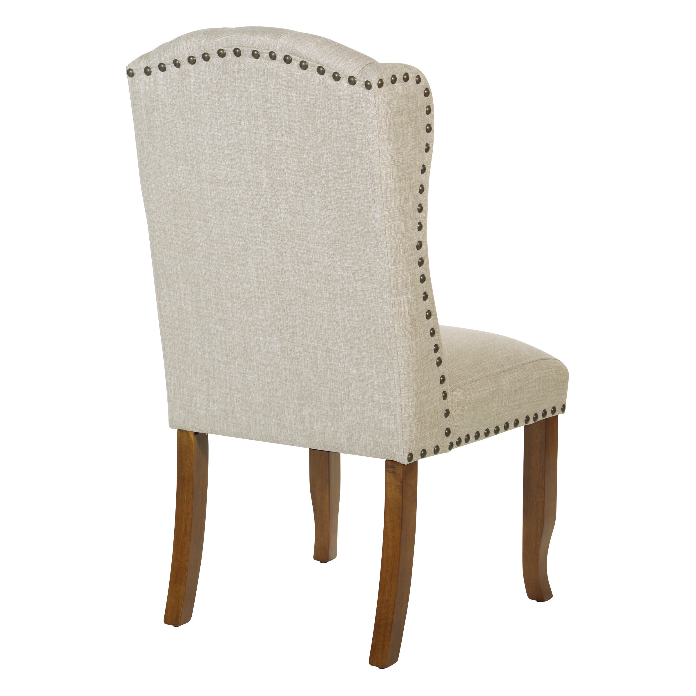 Jessica Tufted Wing Dining Chair - Linen