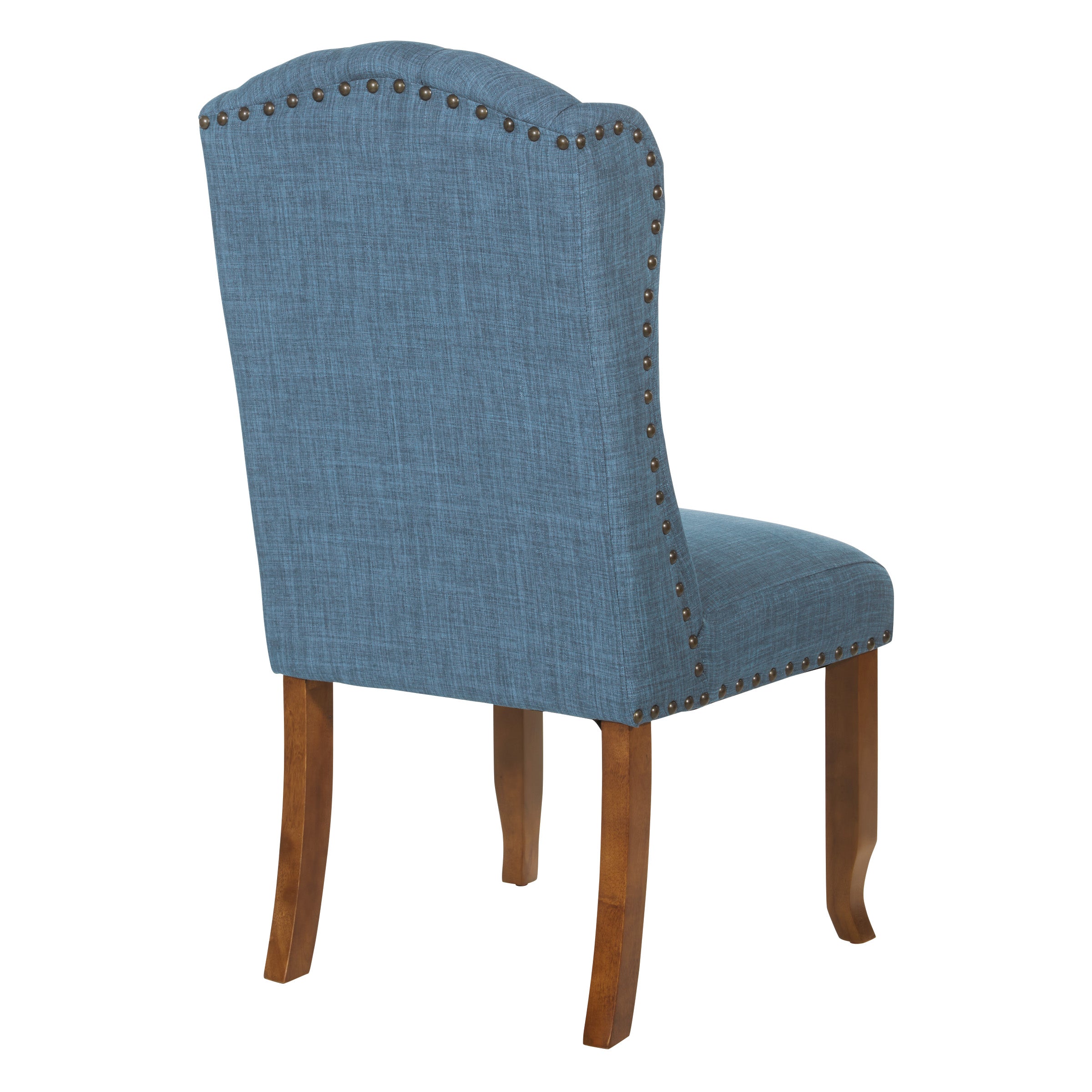 Jessica Tufted Wing Dining Chair - Navy