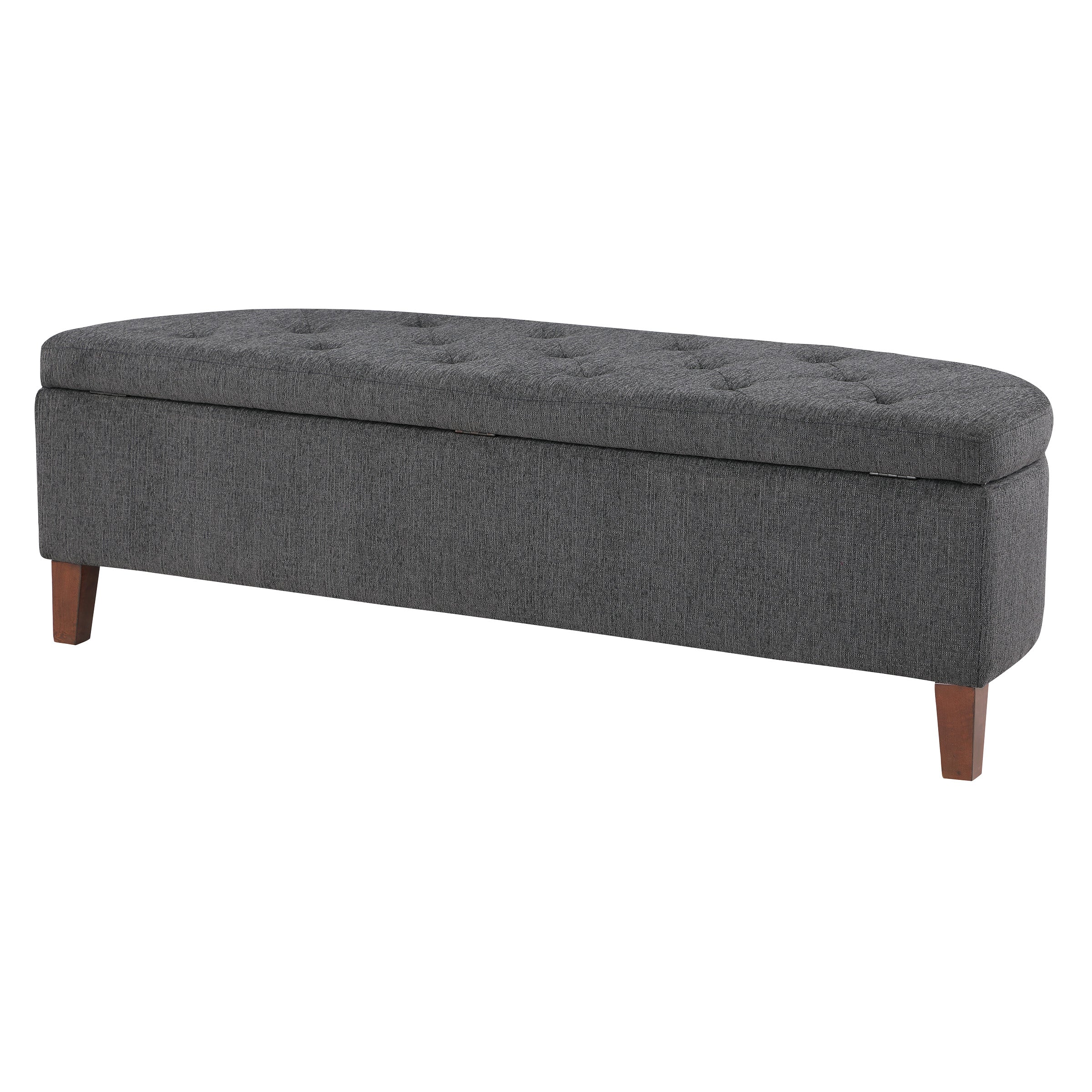 Jaycee Storage Bench - Charcoal