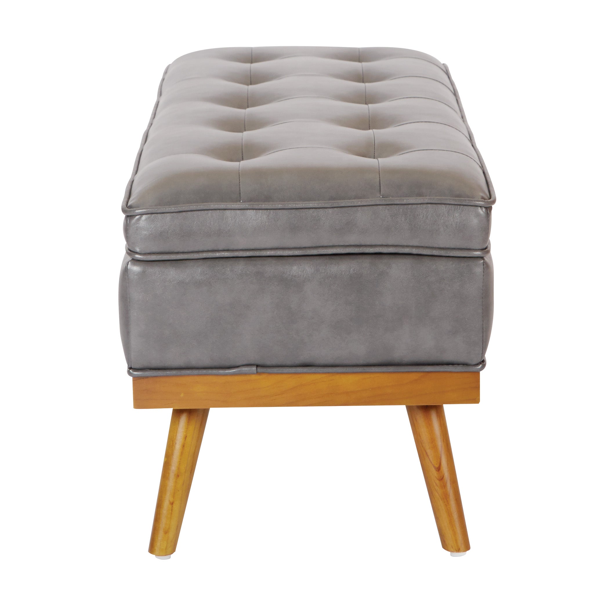 Katheryn Storage Bench - Pewter