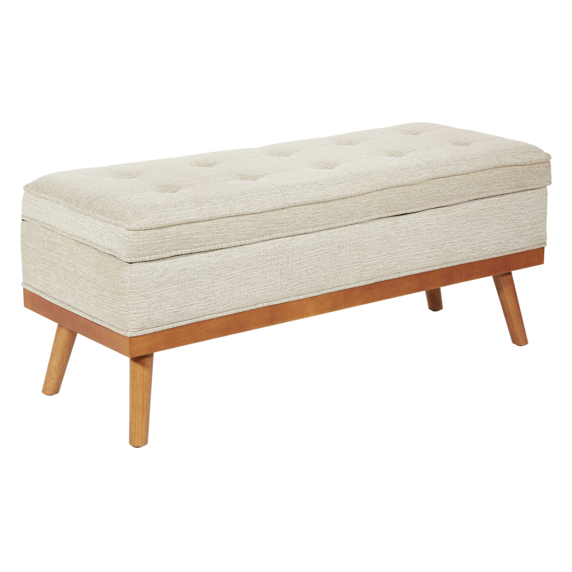 Katheryn Storage Bench - Linen