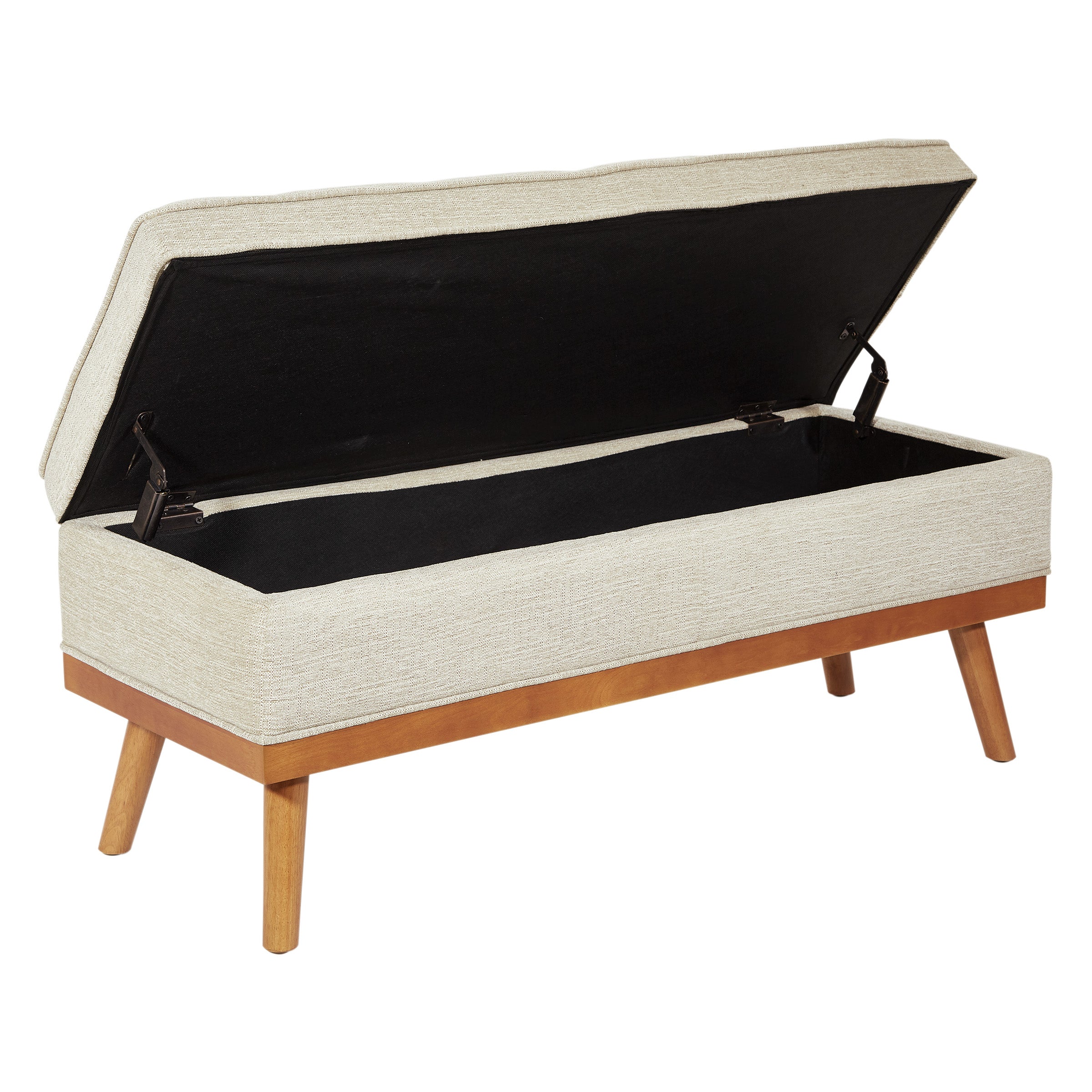 Katheryn Storage Bench - Linen