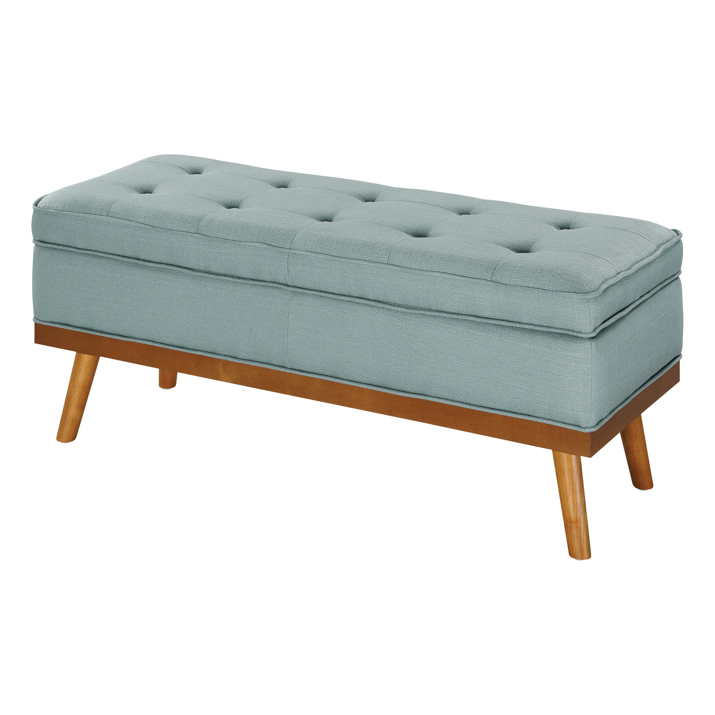 Katheryn Storage Bench - Sea Blue