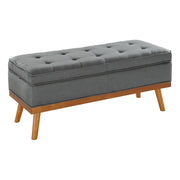 Katheryn Storage Bench - Charcoal