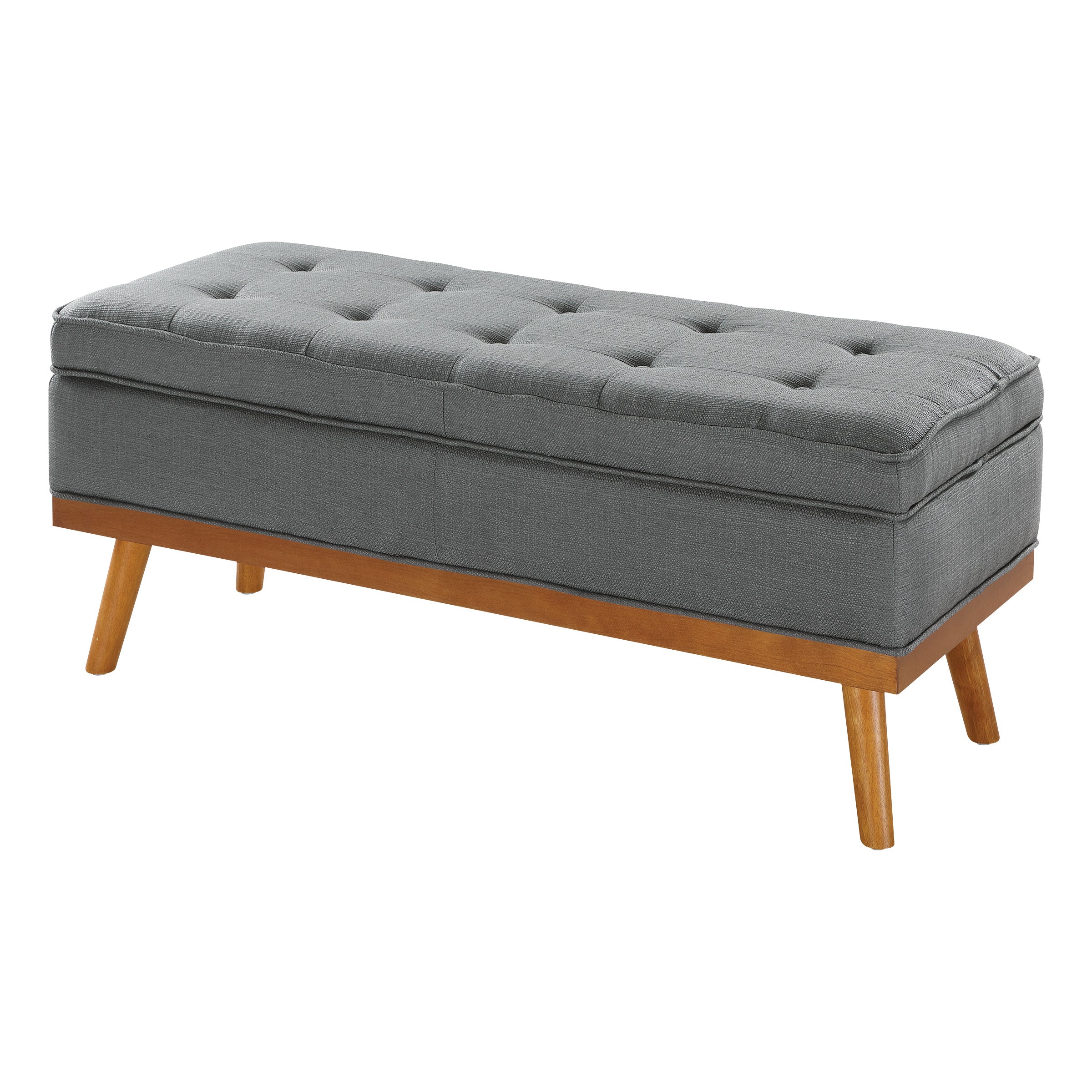 Katheryn Storage Bench - Charcoal