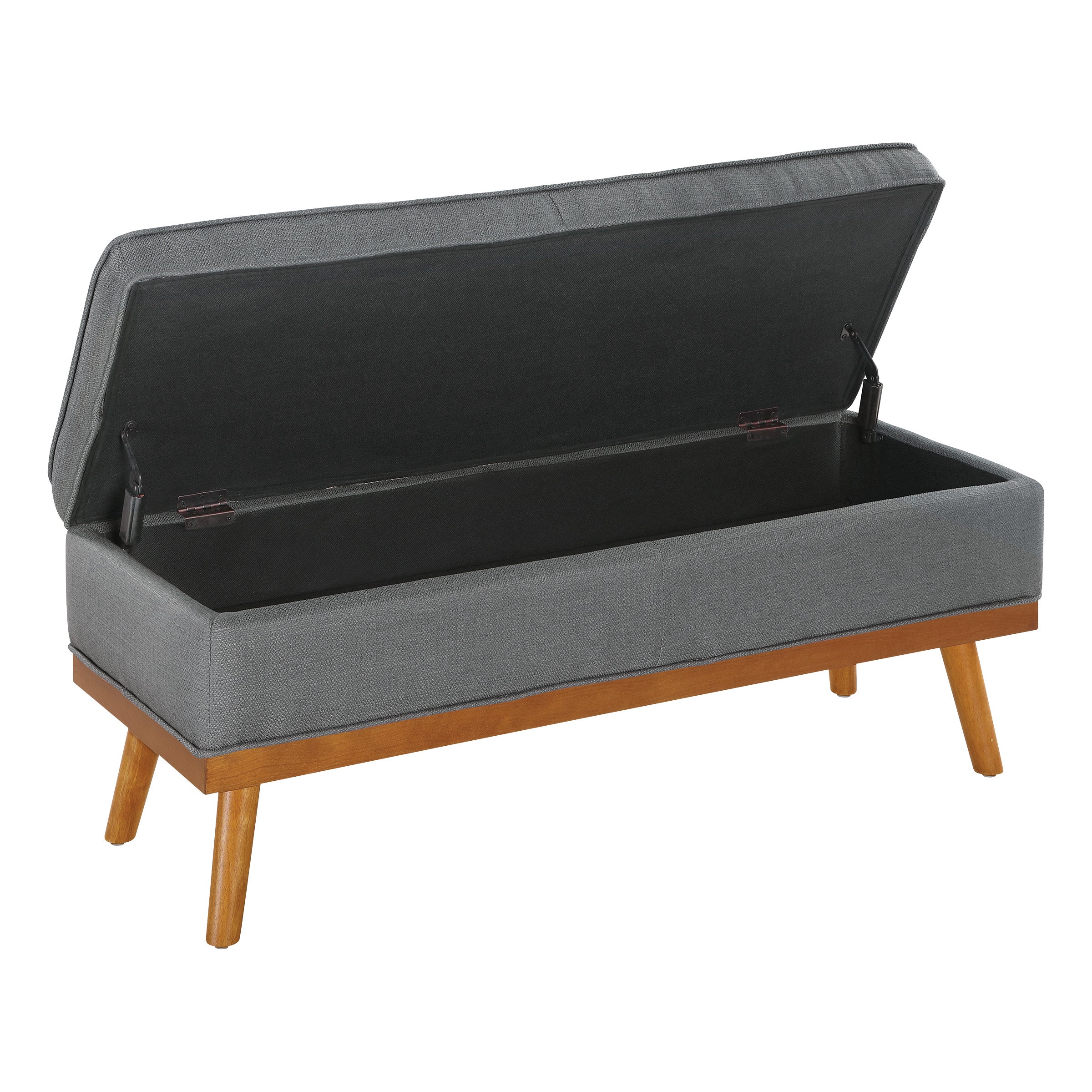 Katheryn Storage Bench - Charcoal