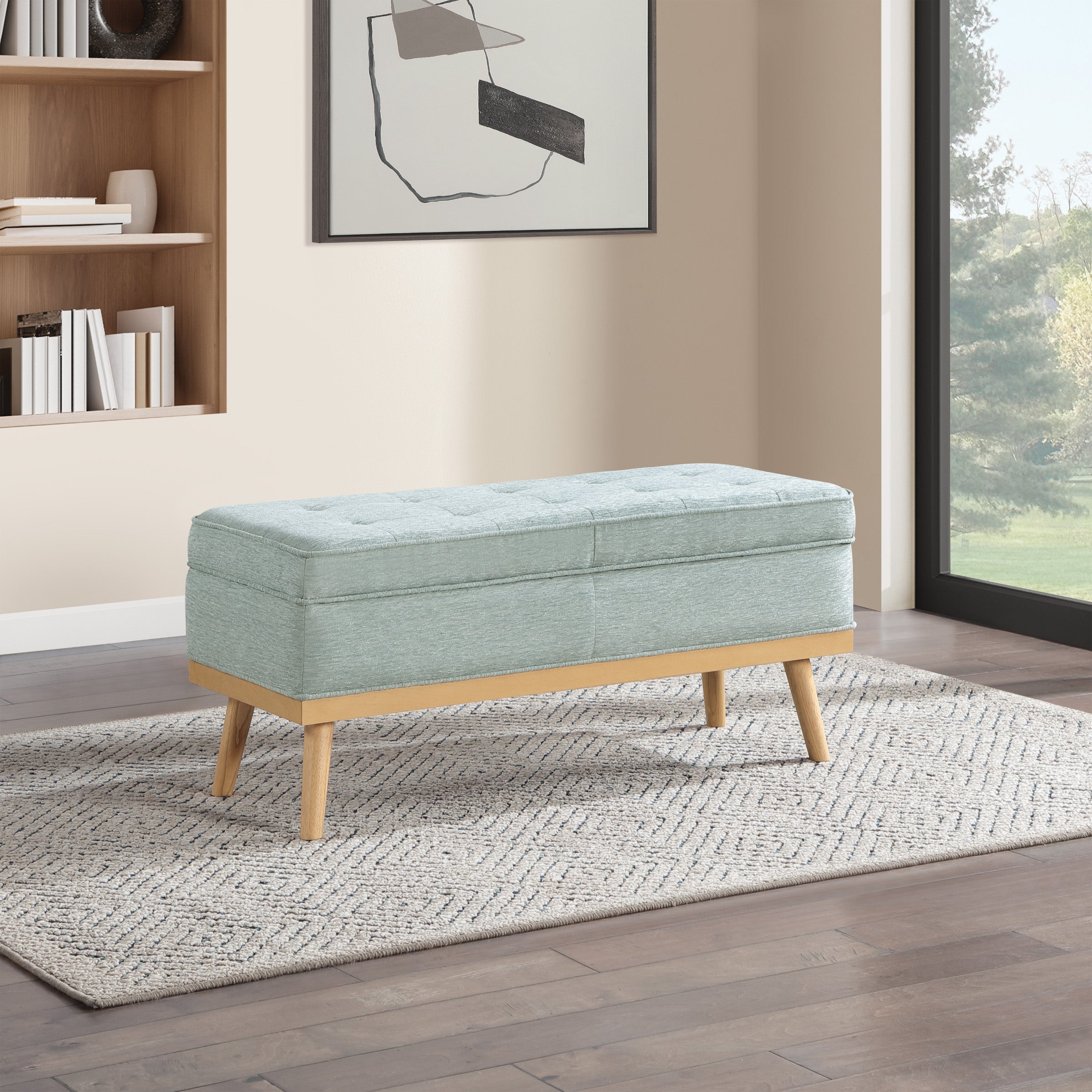Katheryn Storage Bench - Mist