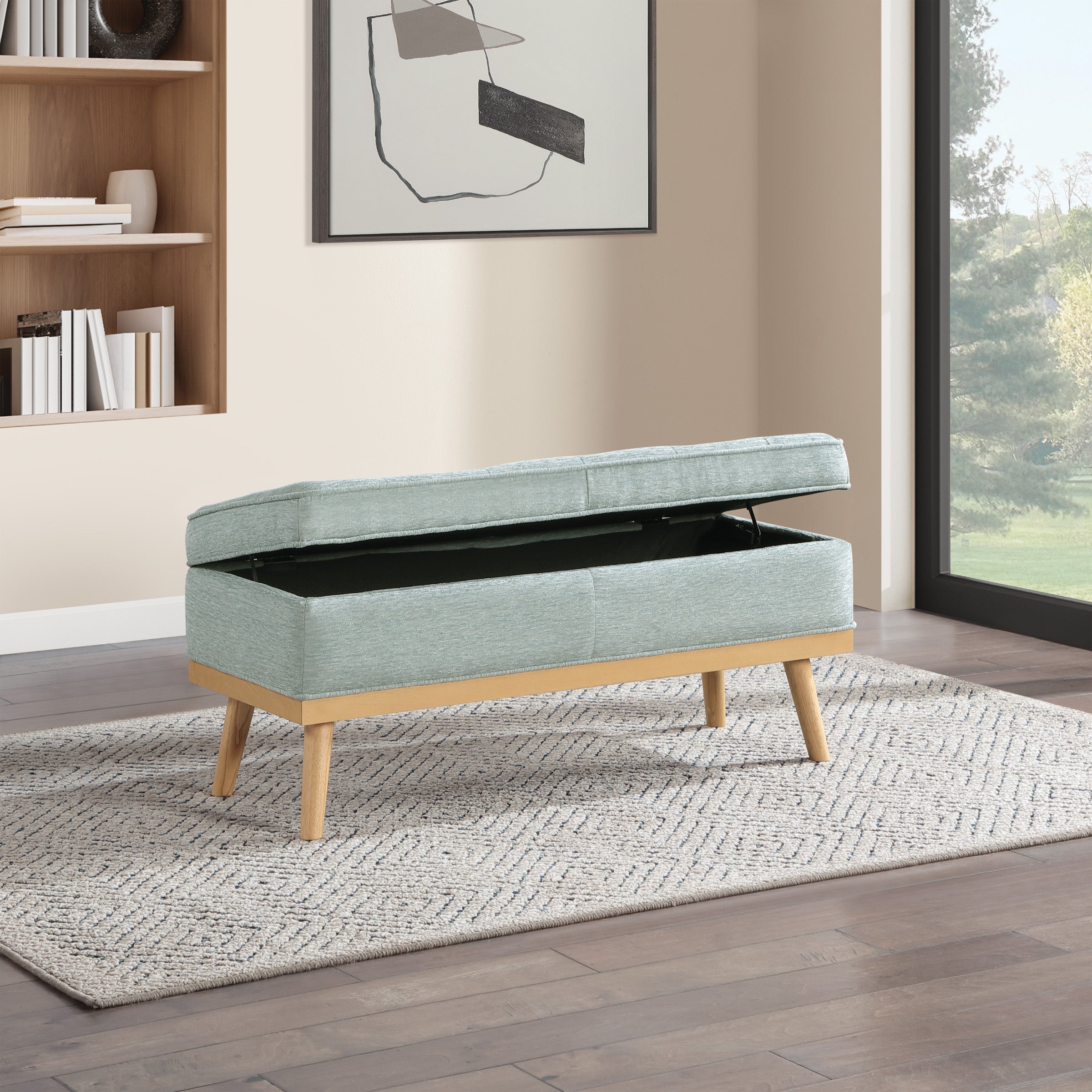Katheryn Storage Bench - Mist
