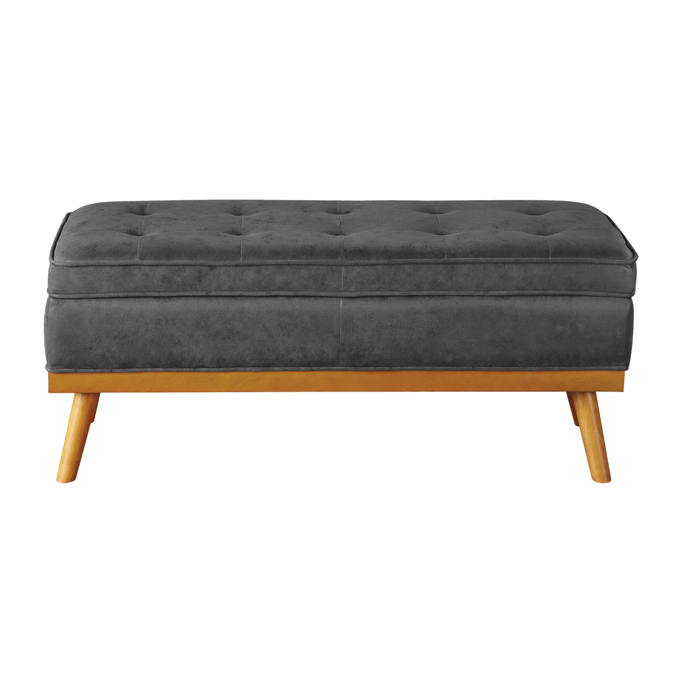 Katheryn Storage Bench - Charcoal