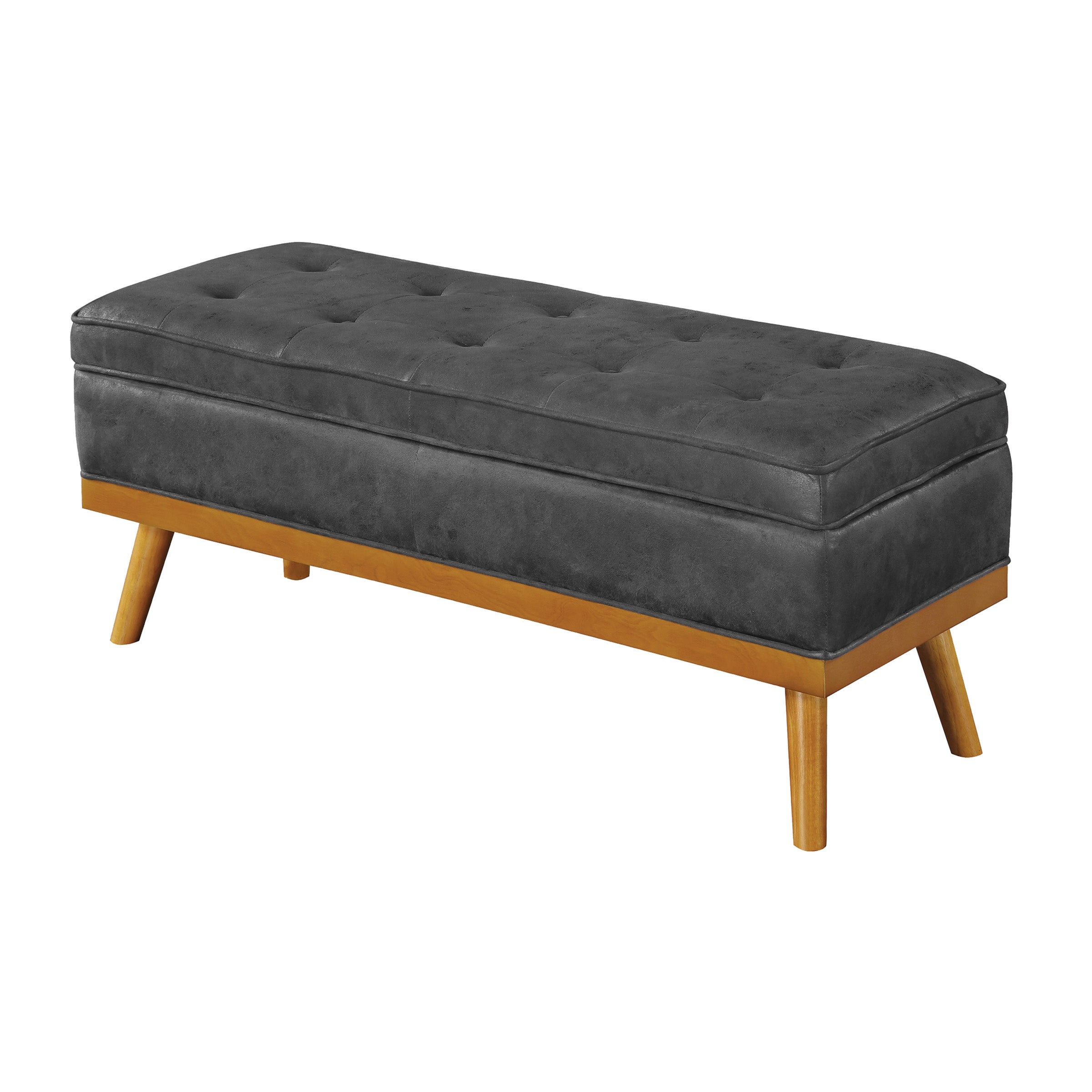 Katheryn Storage Bench - Charcoal