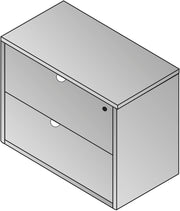 Kenwood 2-Drawer Lateral File, 37X20 - Light Cherry