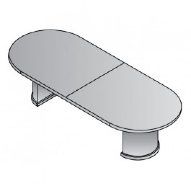 Kenwood 120" Racetrack Table Top - Mahogany