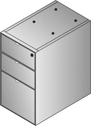 Kenwood Box/Box/File Desk Pedestal - Light Cherry