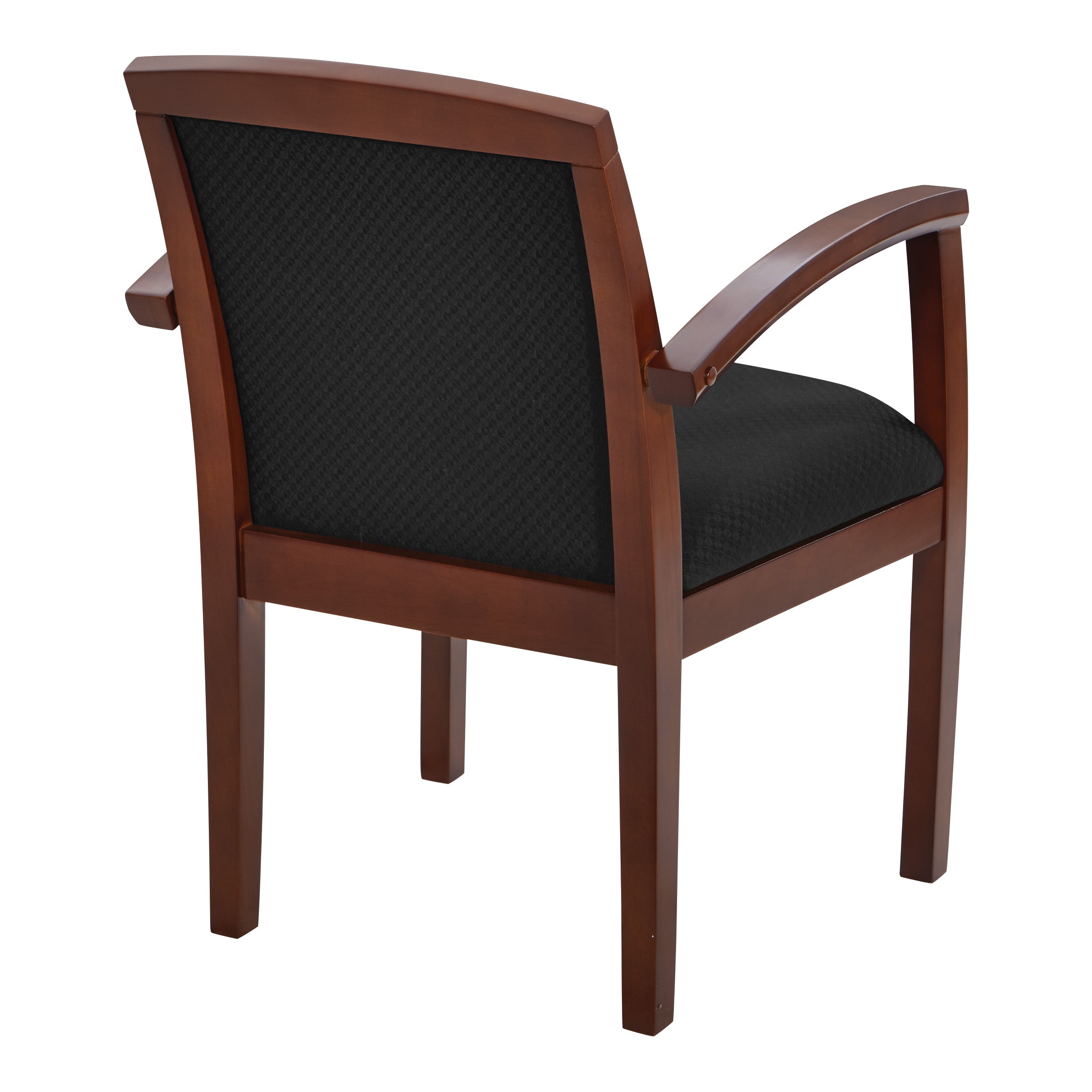 Upholstered back guest chair - Light Cherry