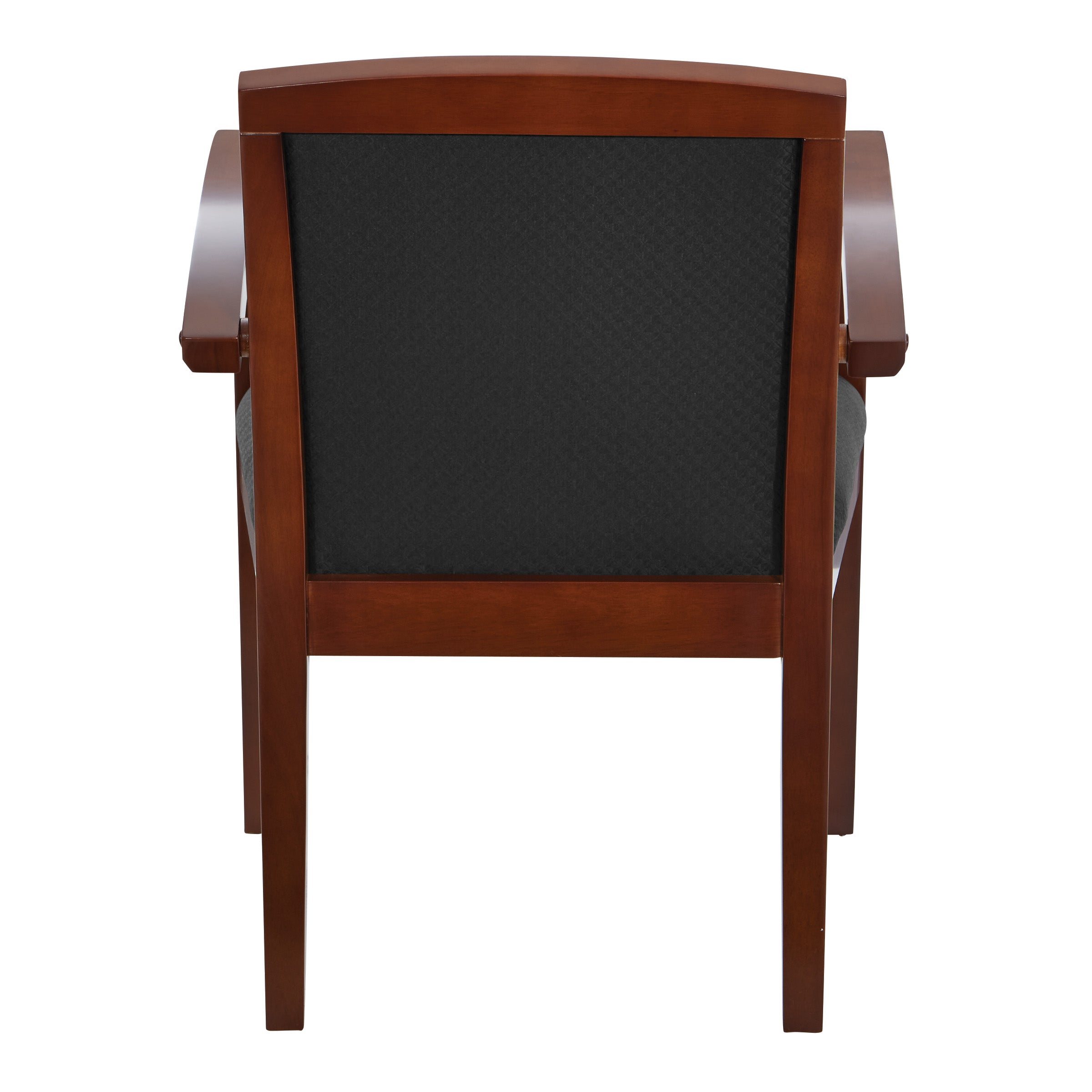 Upholstered back guest chair - Light Cherry
