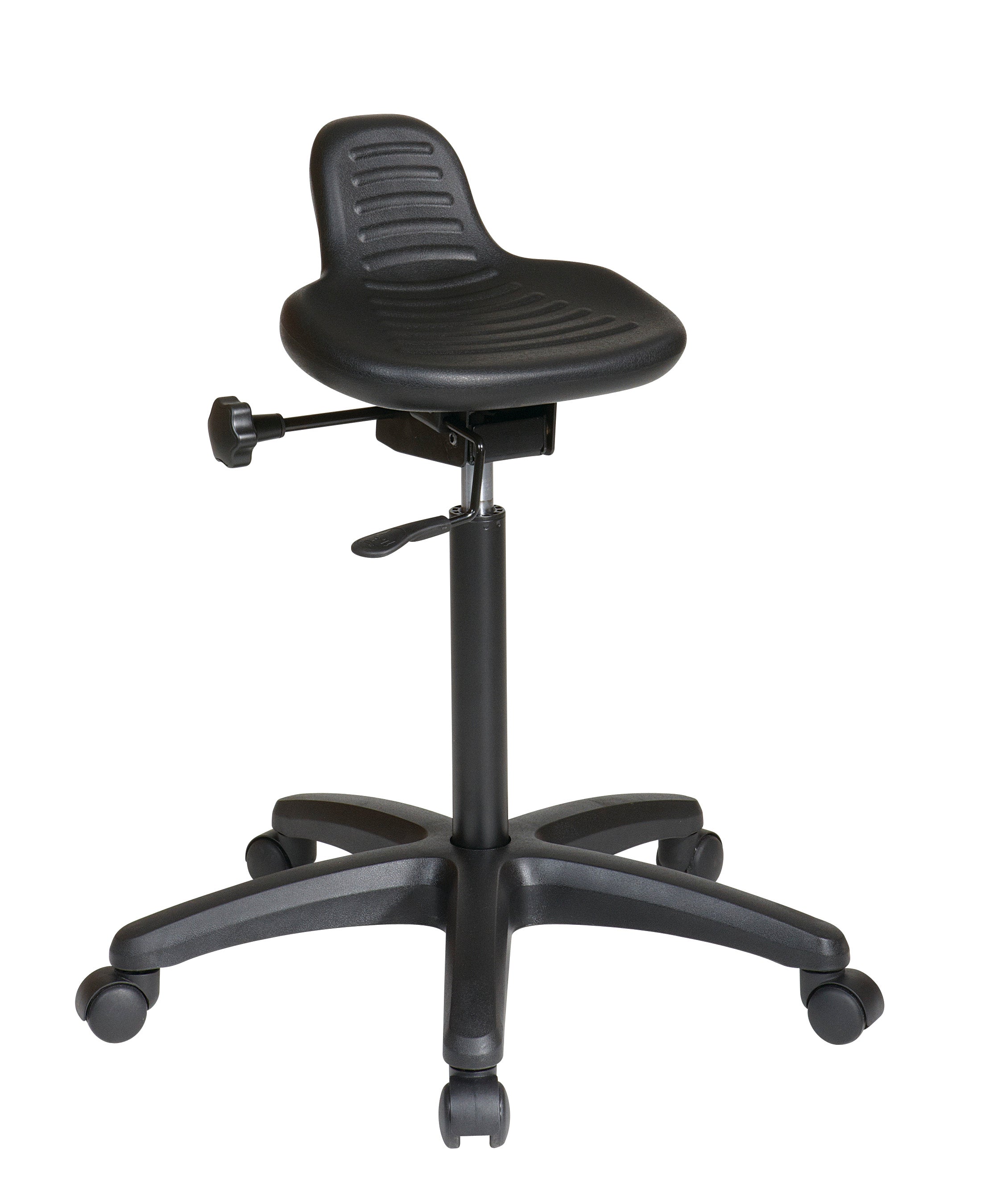 Saddle Seat Stool - Black