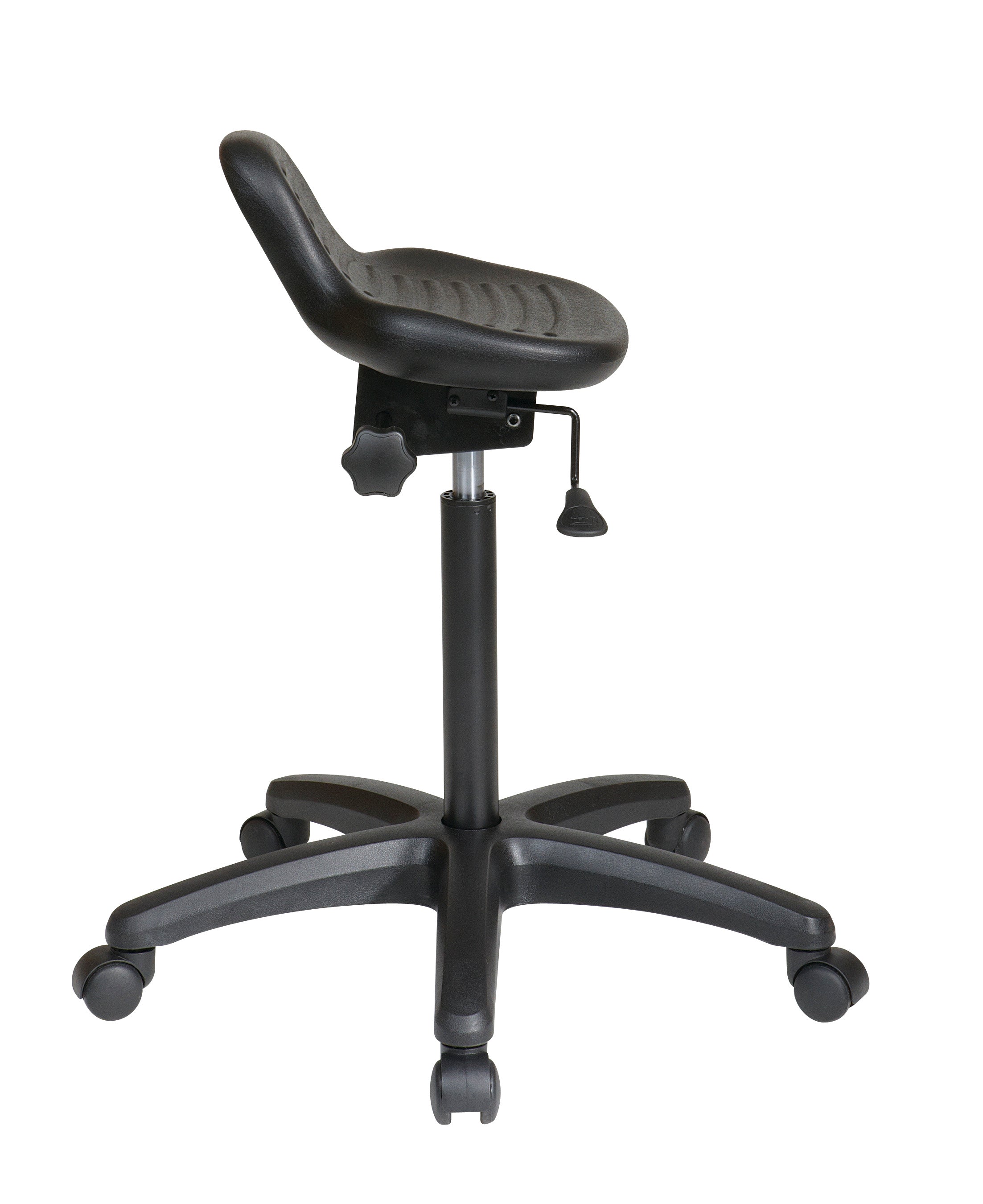 Saddle Seat Stool - Black
