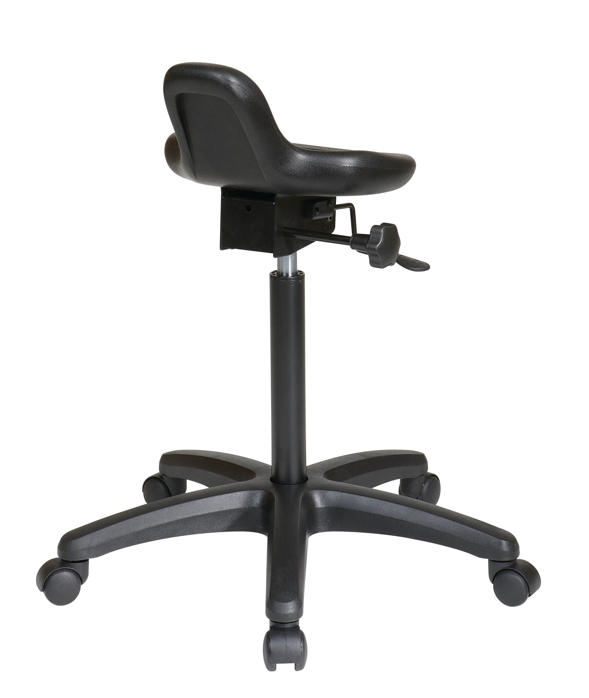Saddle Seat Stool - Black