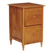 Knob Hill File Cabinet - Antique Cherry Finish
